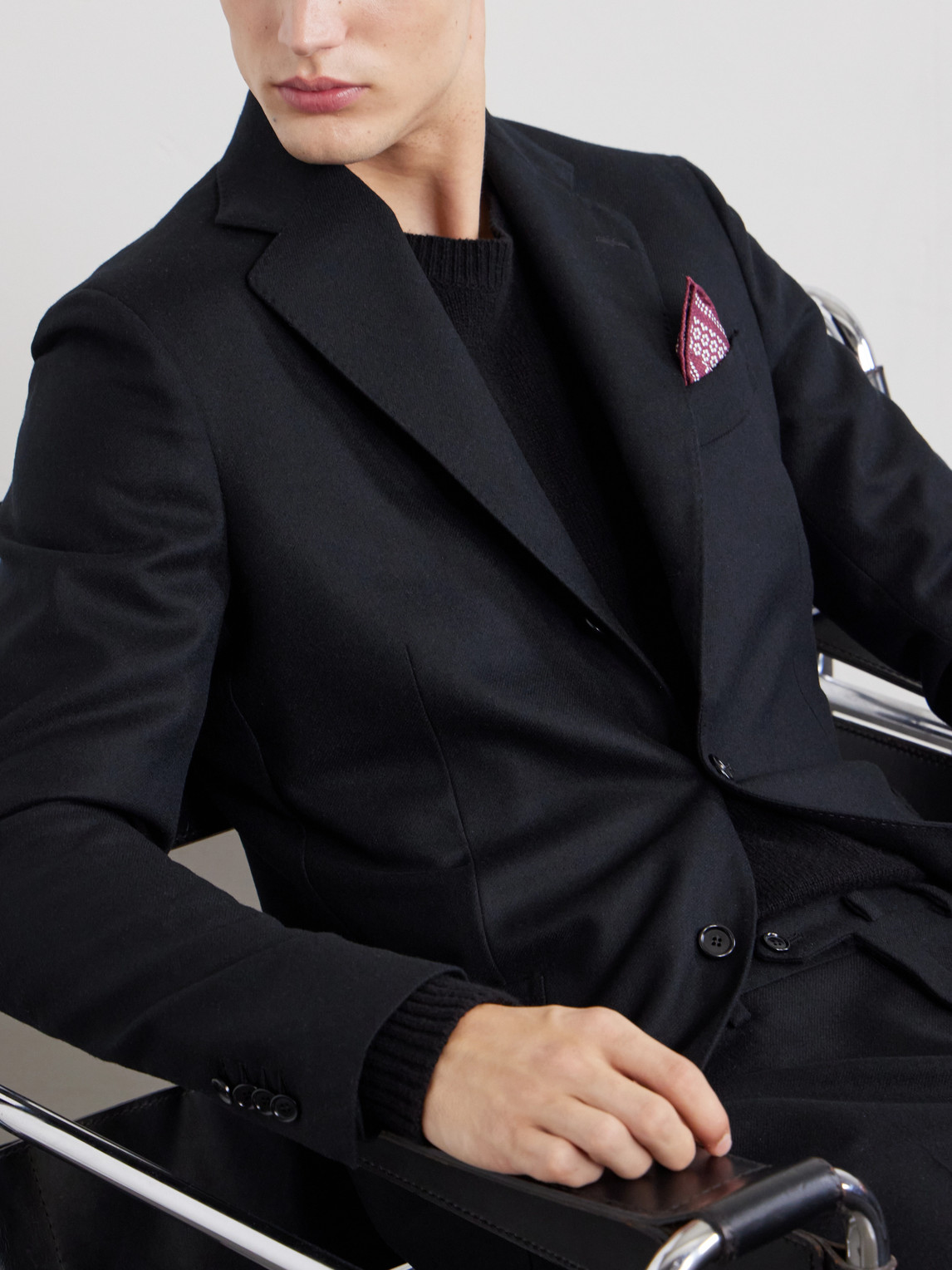 Posillipo Wool And Cashmere-Blend Twill Suit Jacket