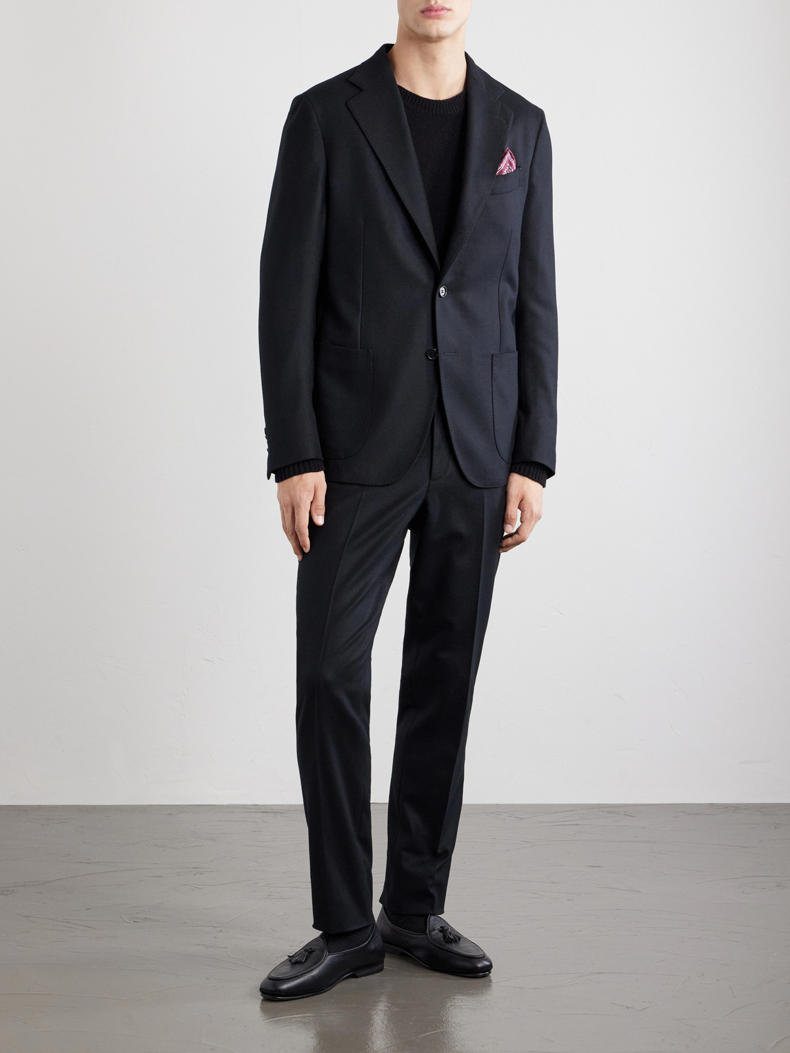 Posillipo Wool And Cashmere-Blend Twill Suit Jacket
