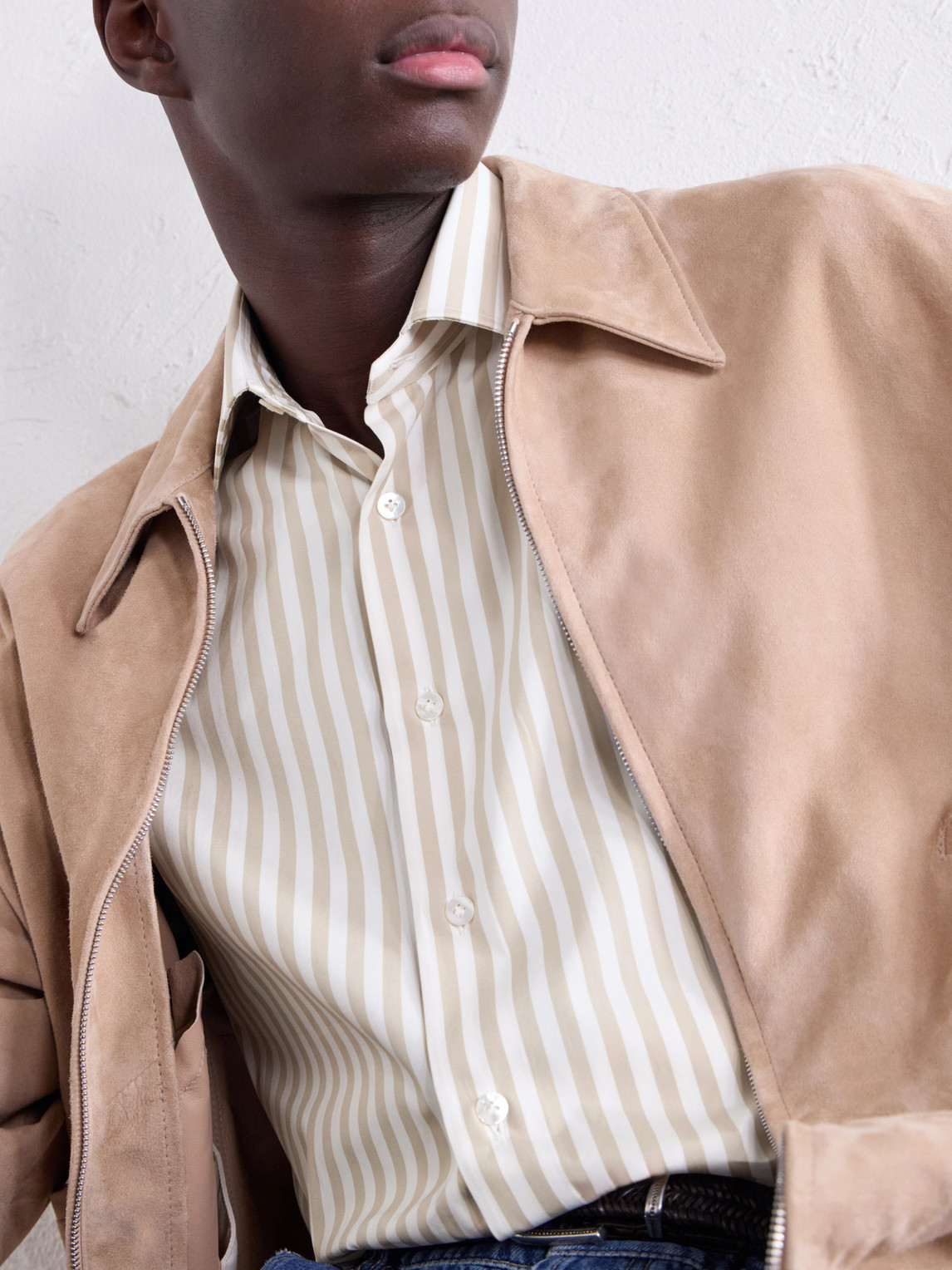 Striped Cotton-Poplin Shirt