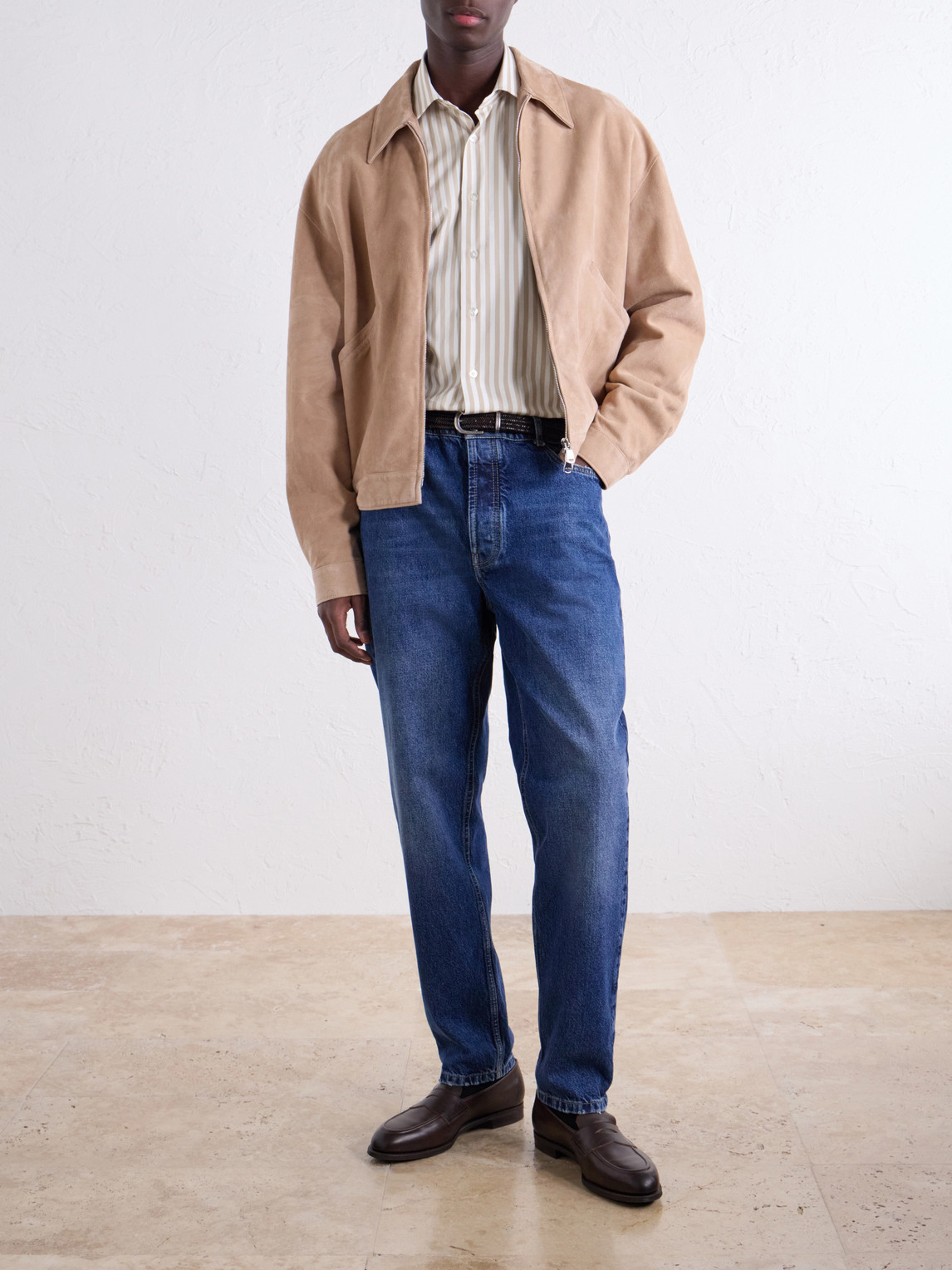Striped Cotton-Poplin Shirt