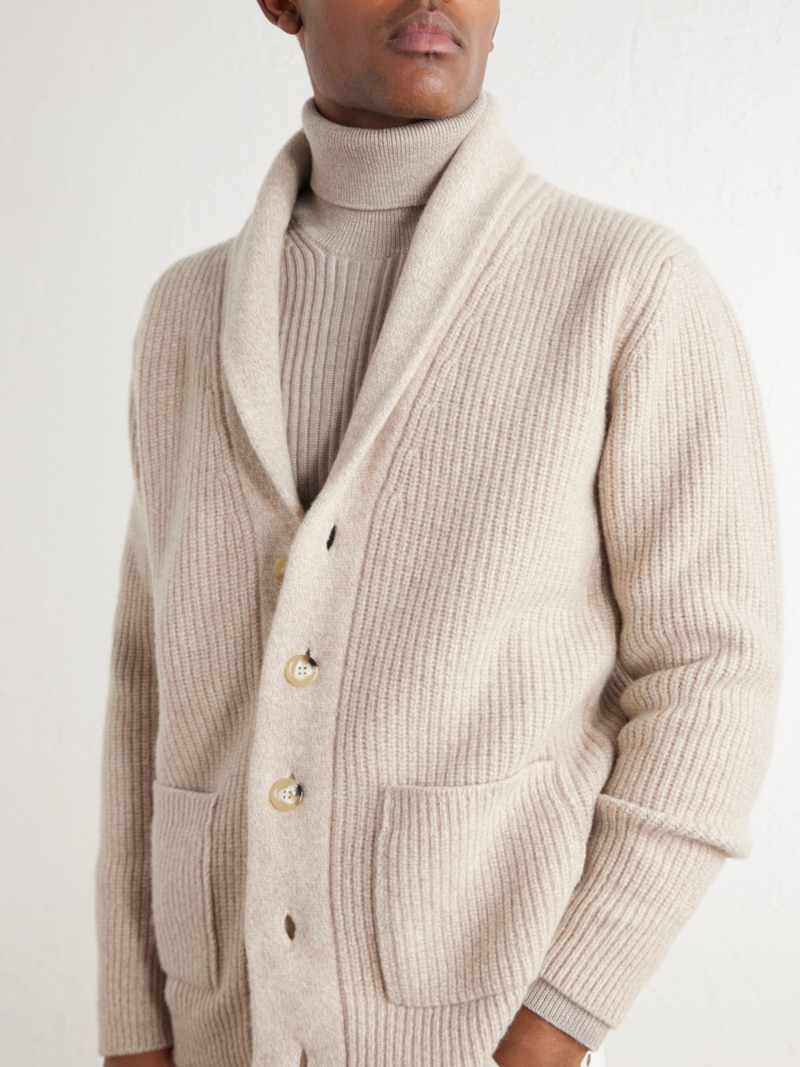 Merino Wool And Cashmere-Blend Cardigan