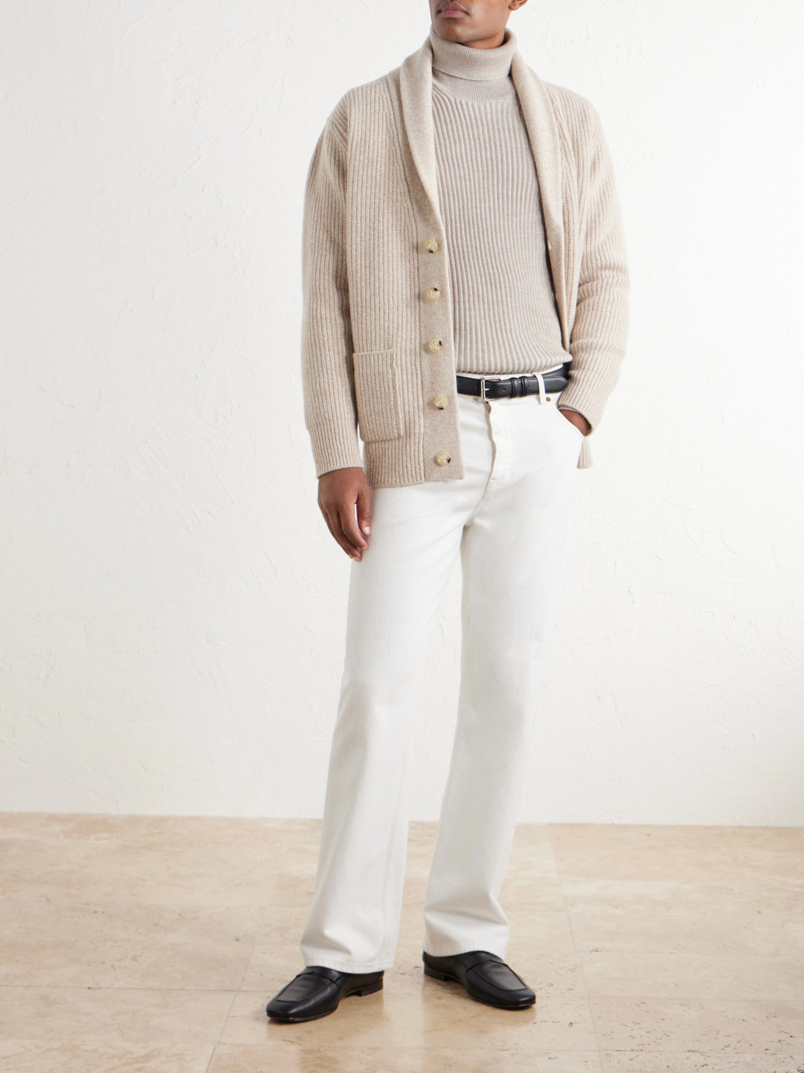 Merino Wool And Cashmere-Blend Cardigan