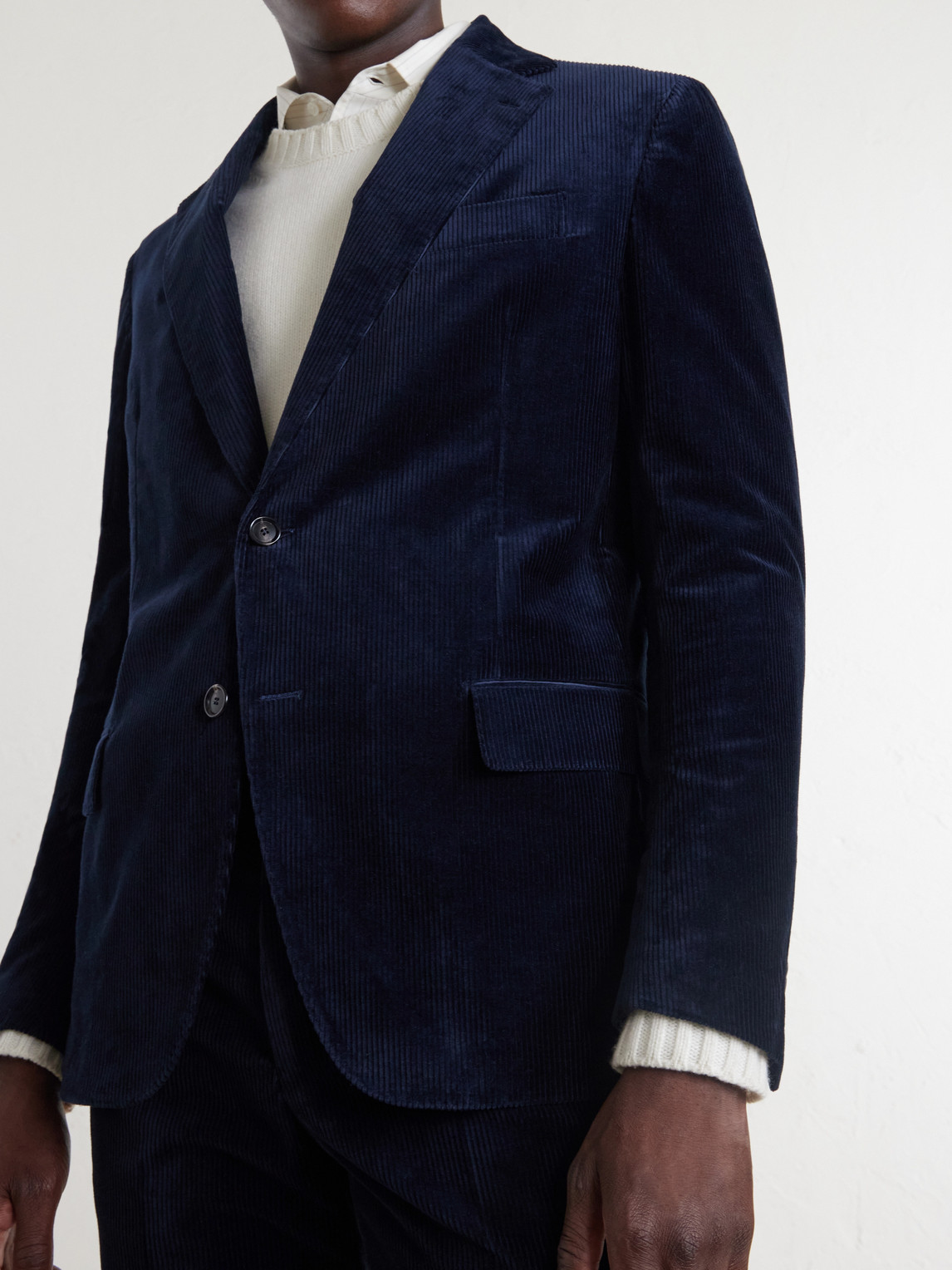Riviera Cotton-Blend Corduroy Suit