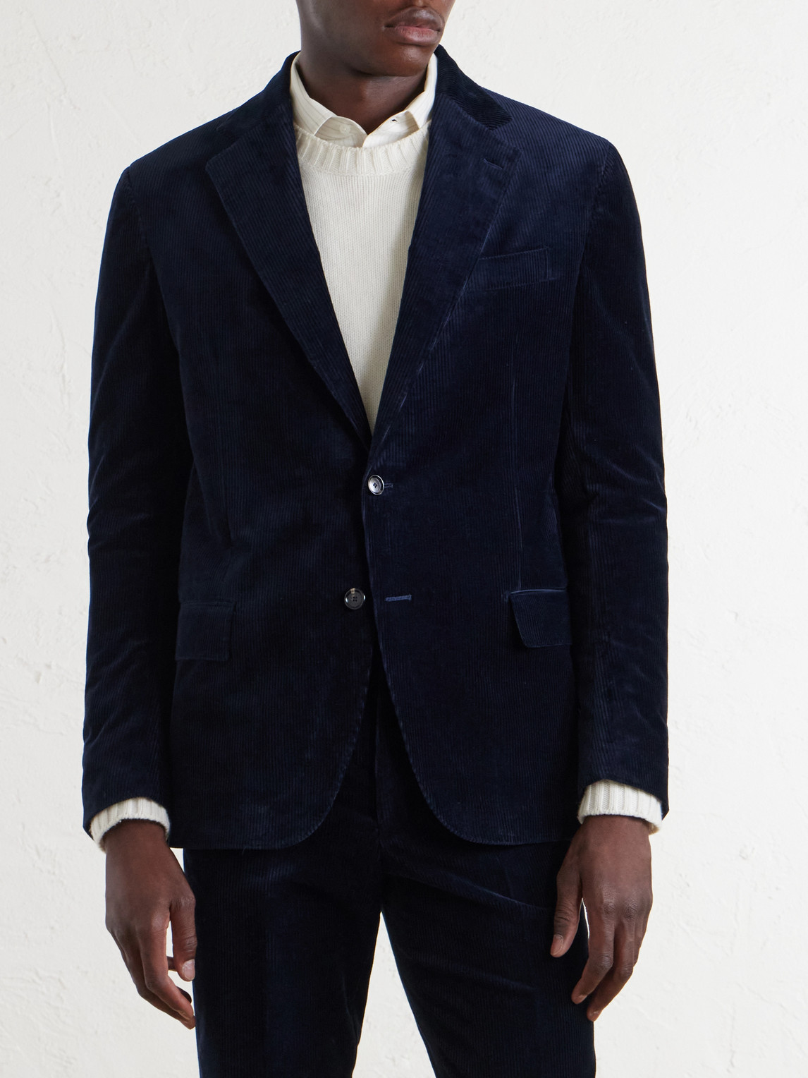 Riviera Cotton-Blend Corduroy Suit