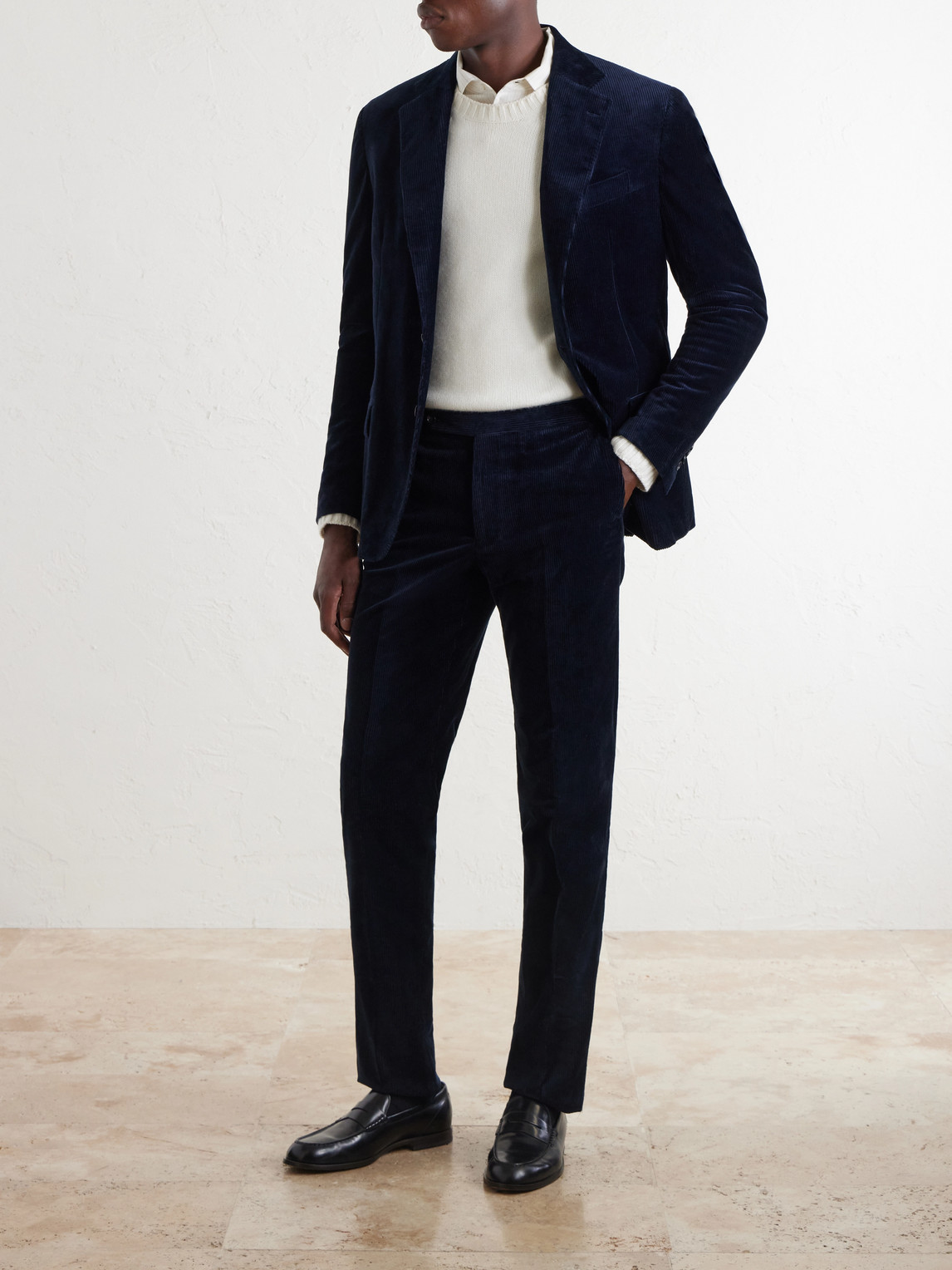 Riviera Cotton-Blend Corduroy Suit