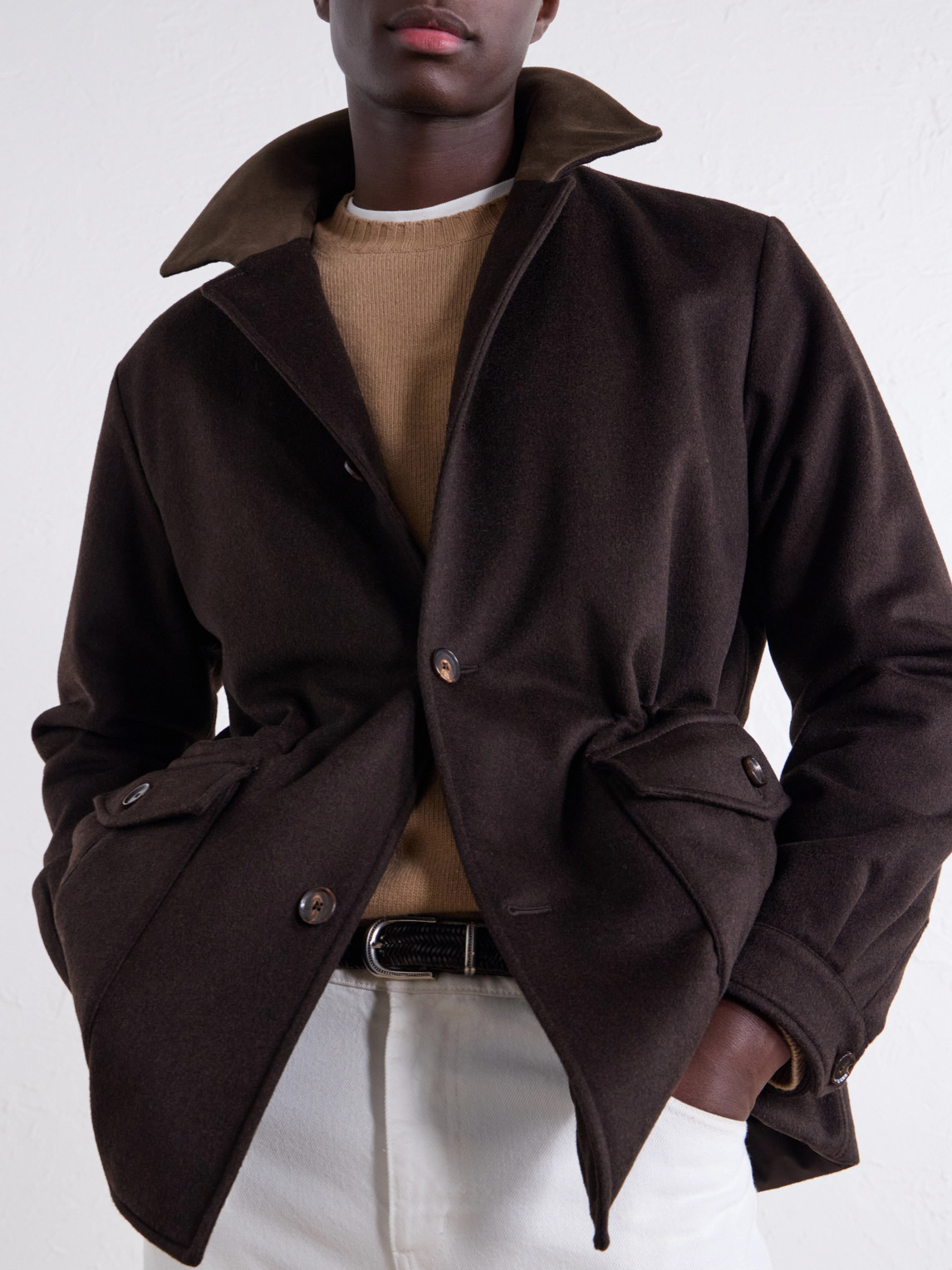 Merino Wool And Cashmere-Blend Sweater