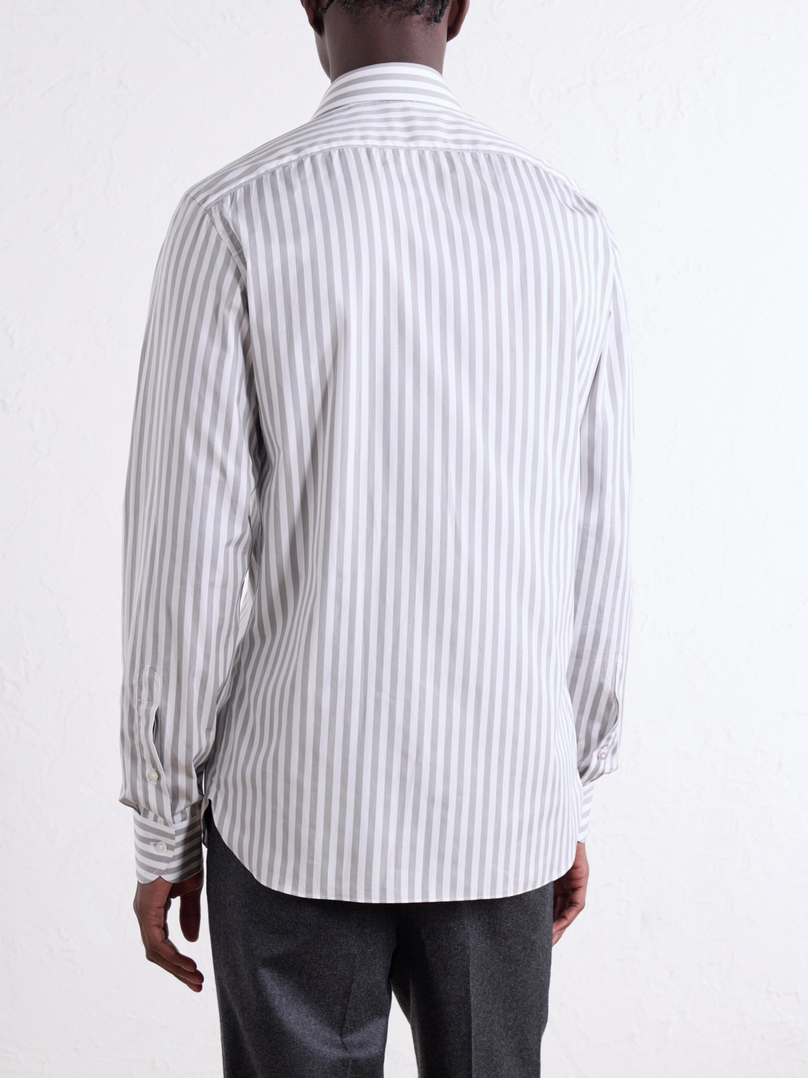 Striped Cotton-Poplin Shirt