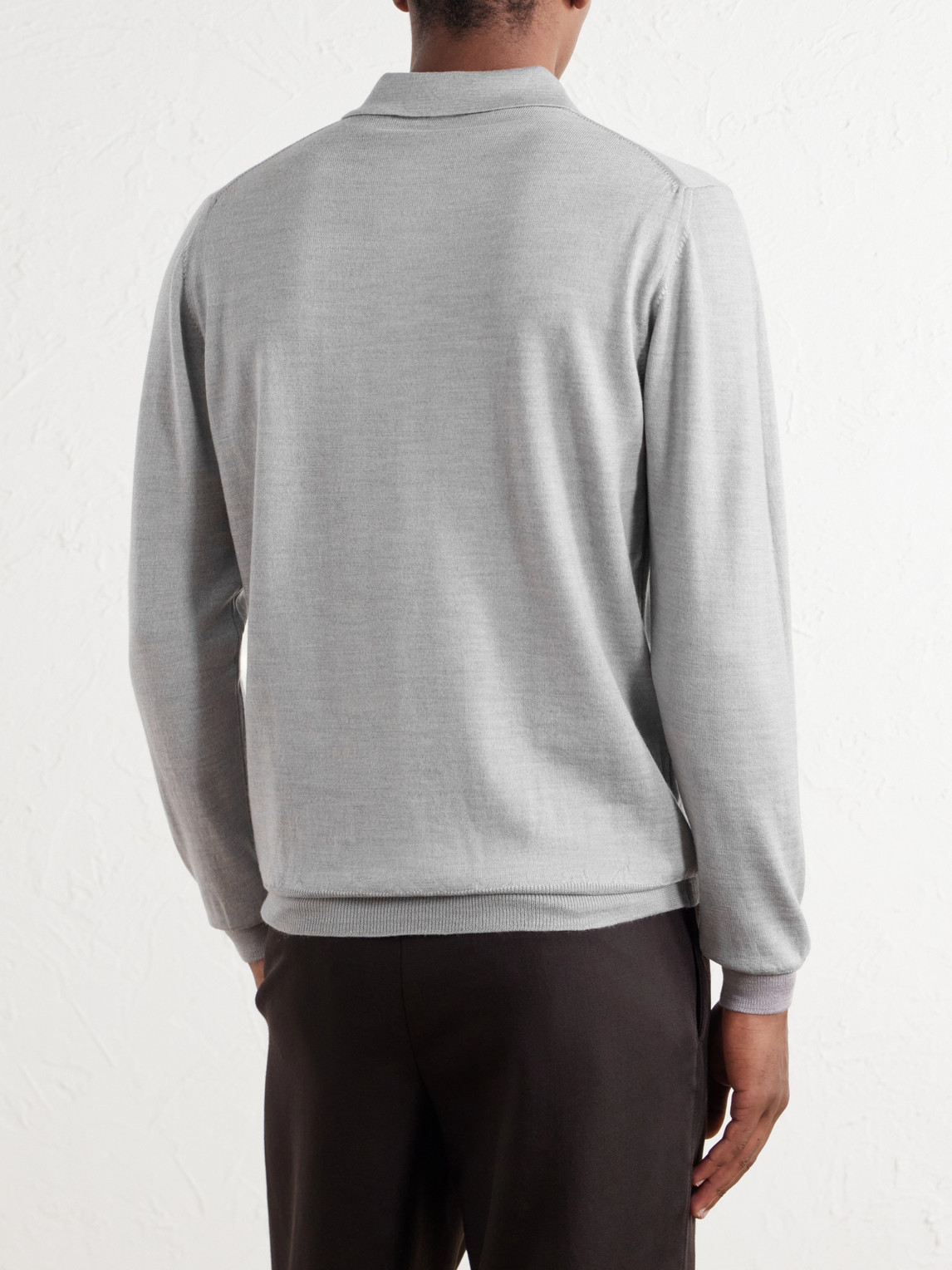 Virgin Wool Polo Shirt