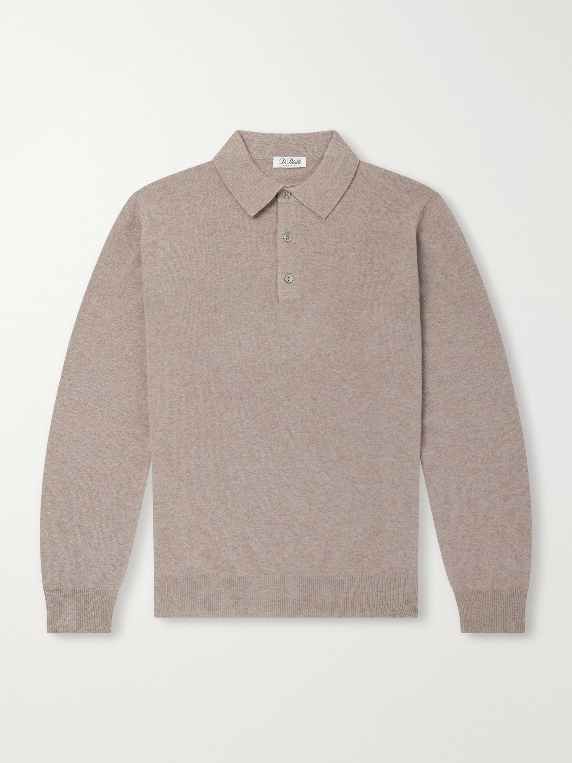Merino Wool And Cashmere-Blend Polo Shirt