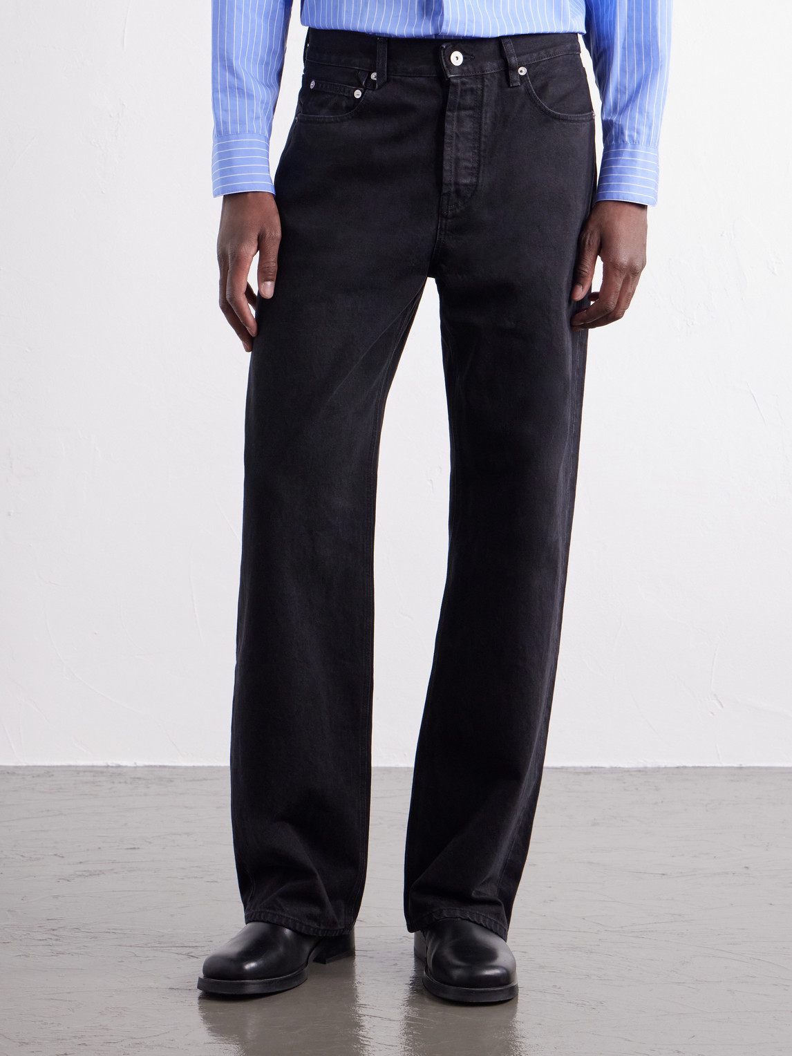 Le De-Nîmes Straight-Leg Jeans