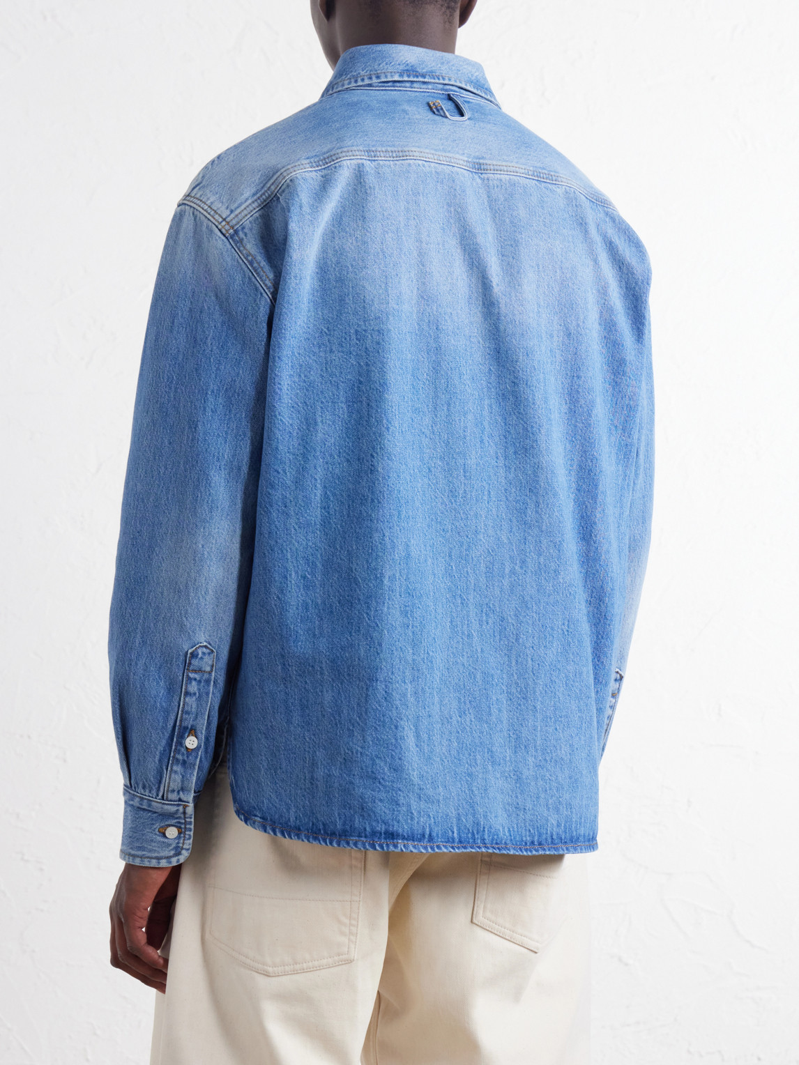Logo-Printed Denim Shirt
