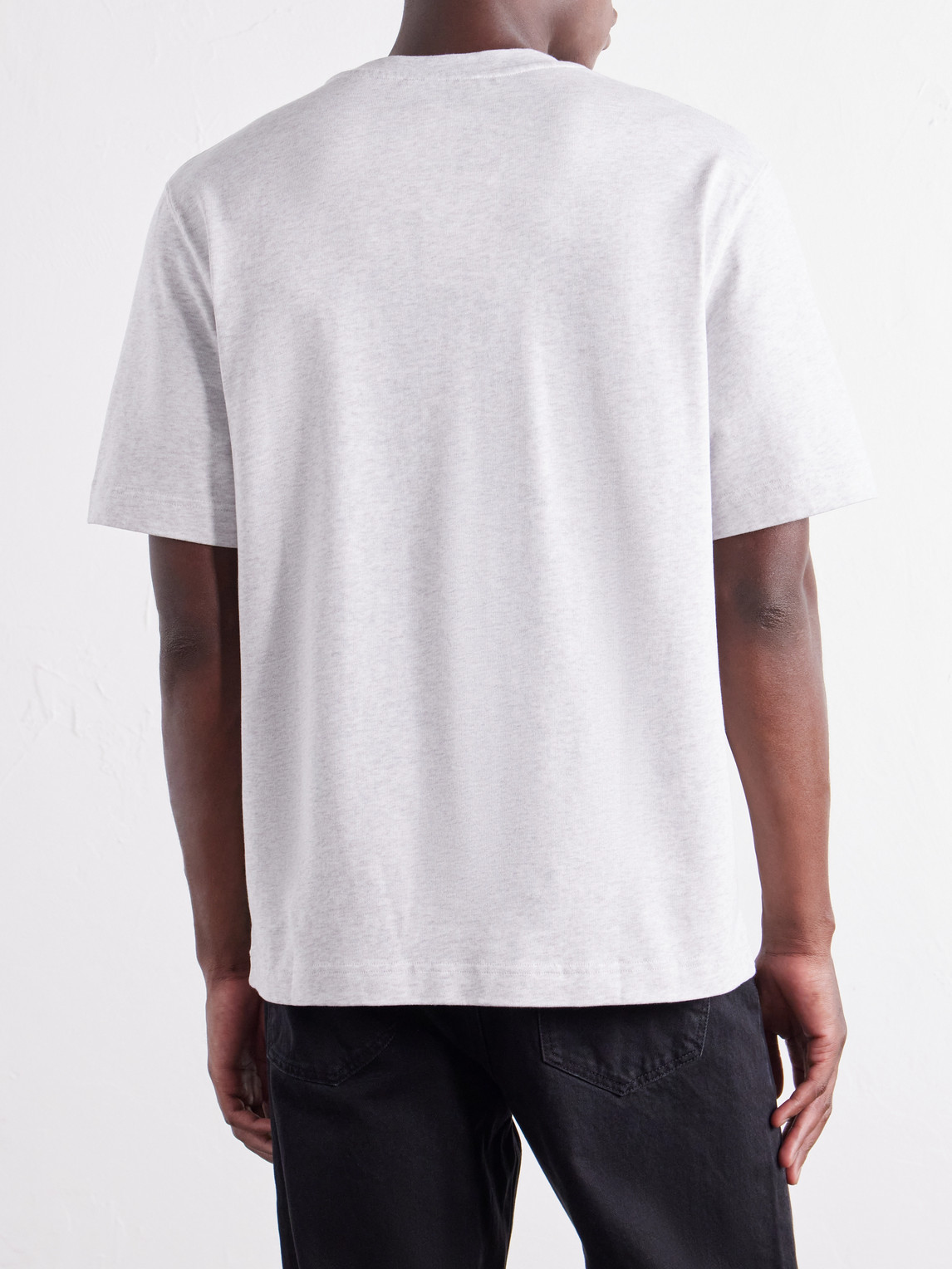 Logo-Appliquéd Cotton-Jersey T-Shirt