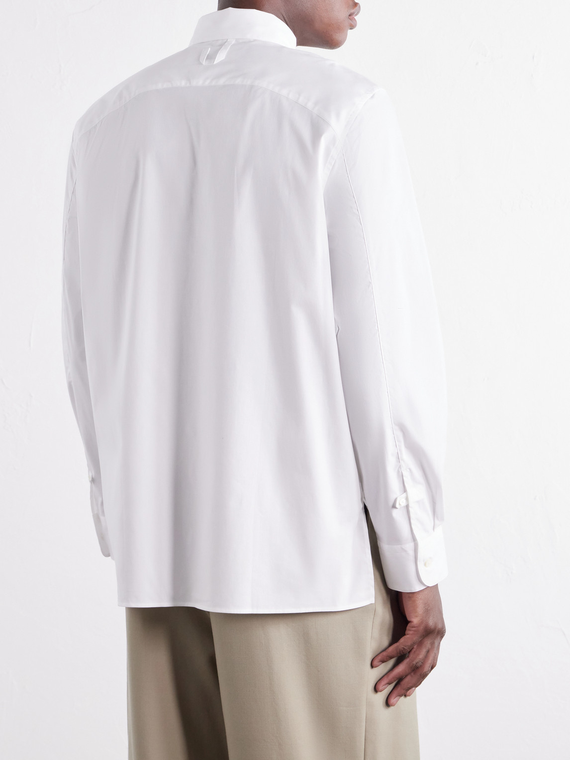 Tailleur Button-Down Collar Stretch-Cotton Poplin Shirt