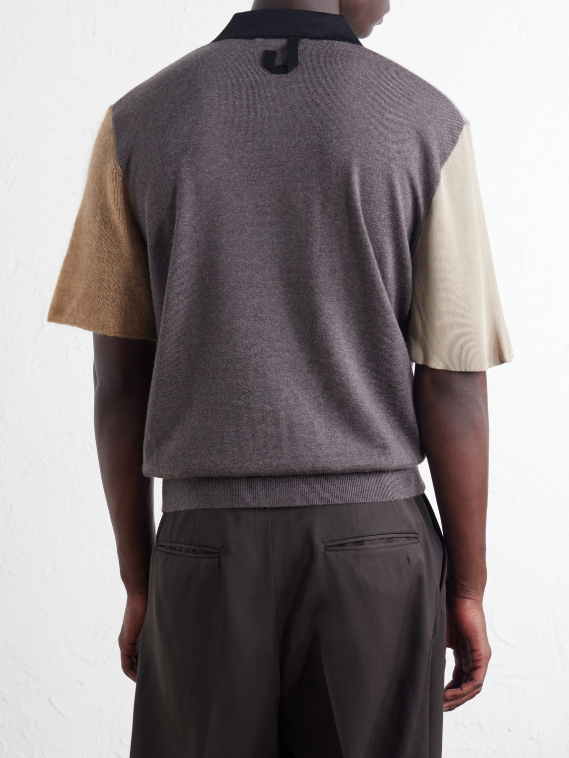 Merino Wool-Blend Polo Shirt