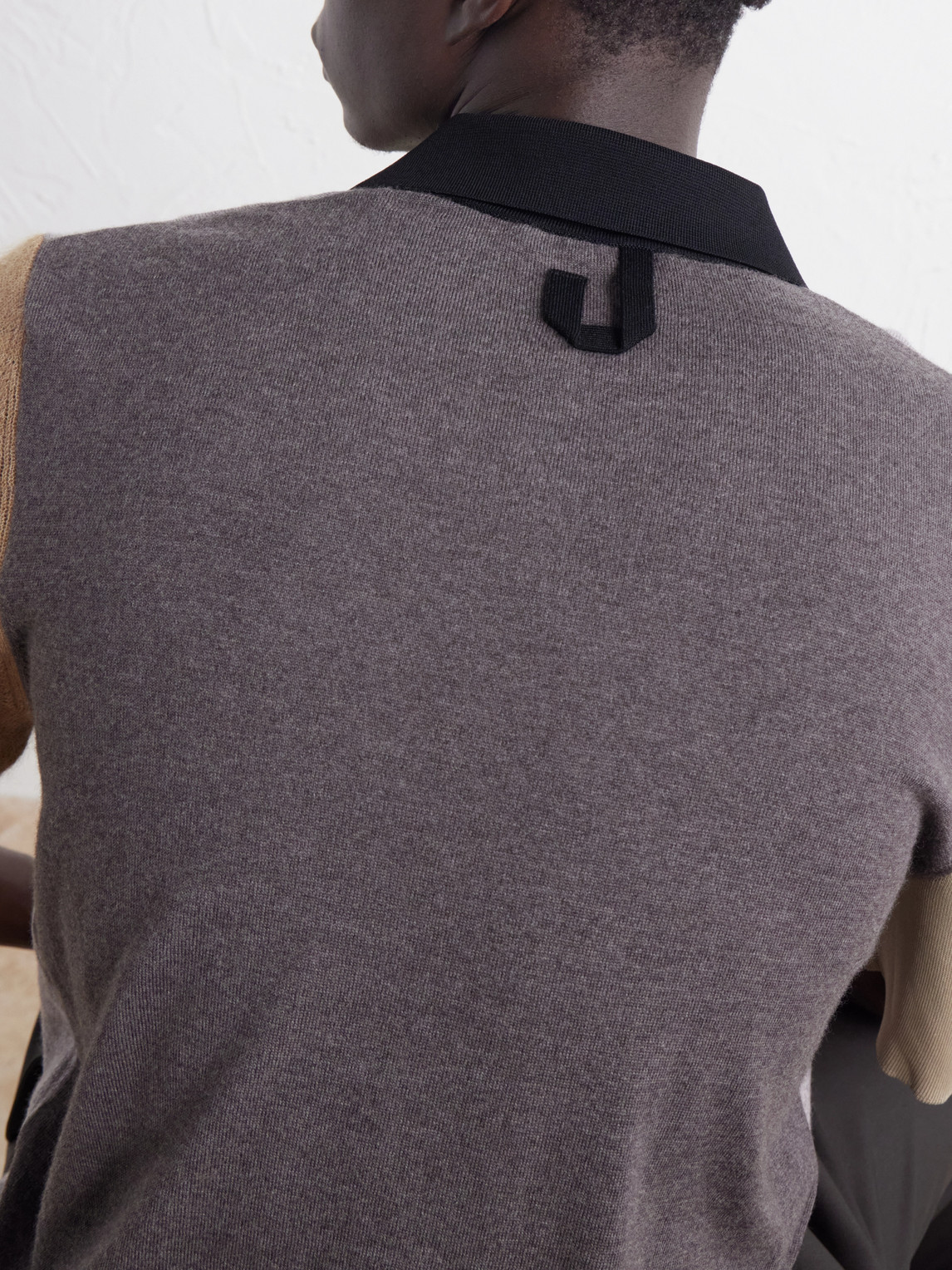 Merino Wool-Blend Polo Shirt