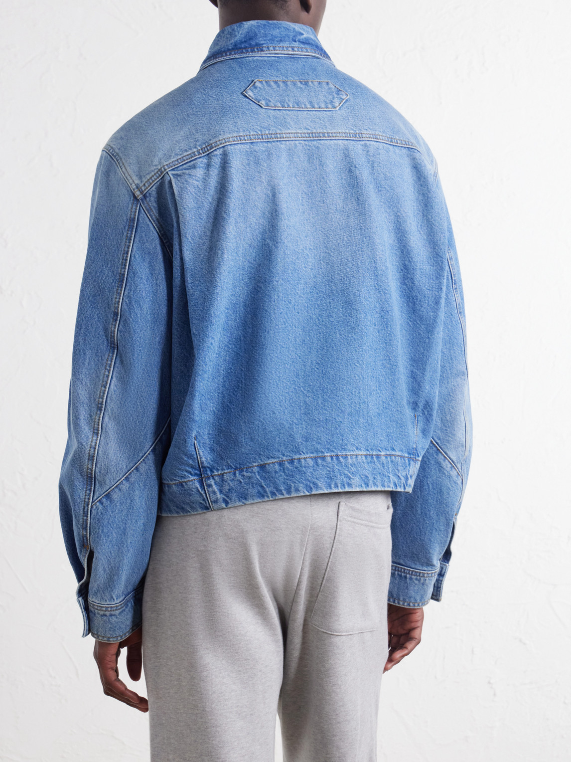 Logo-Print Denim Jacket