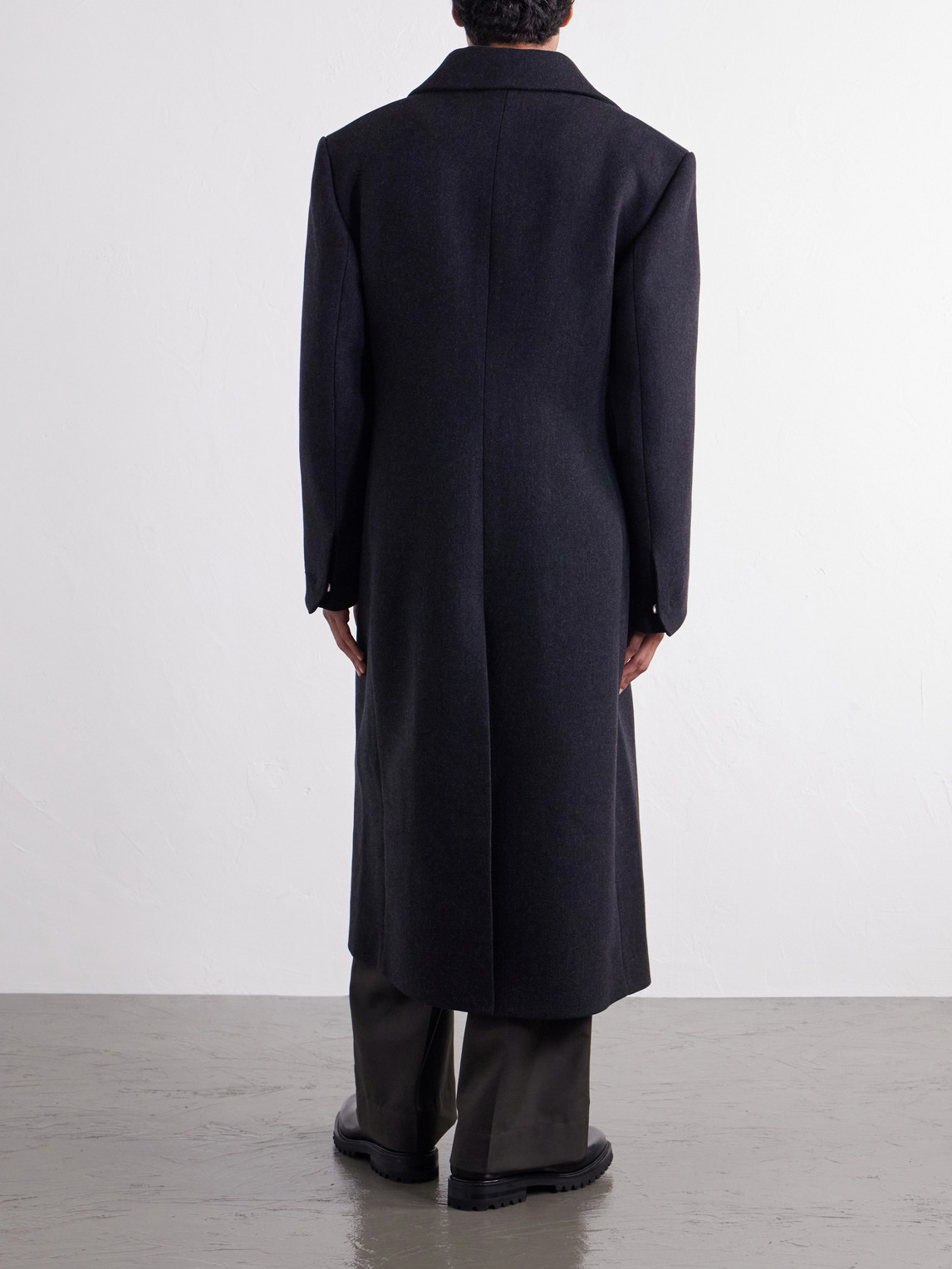 Le Manteau Tailleur Double-Breasted Wool-Blend Coat