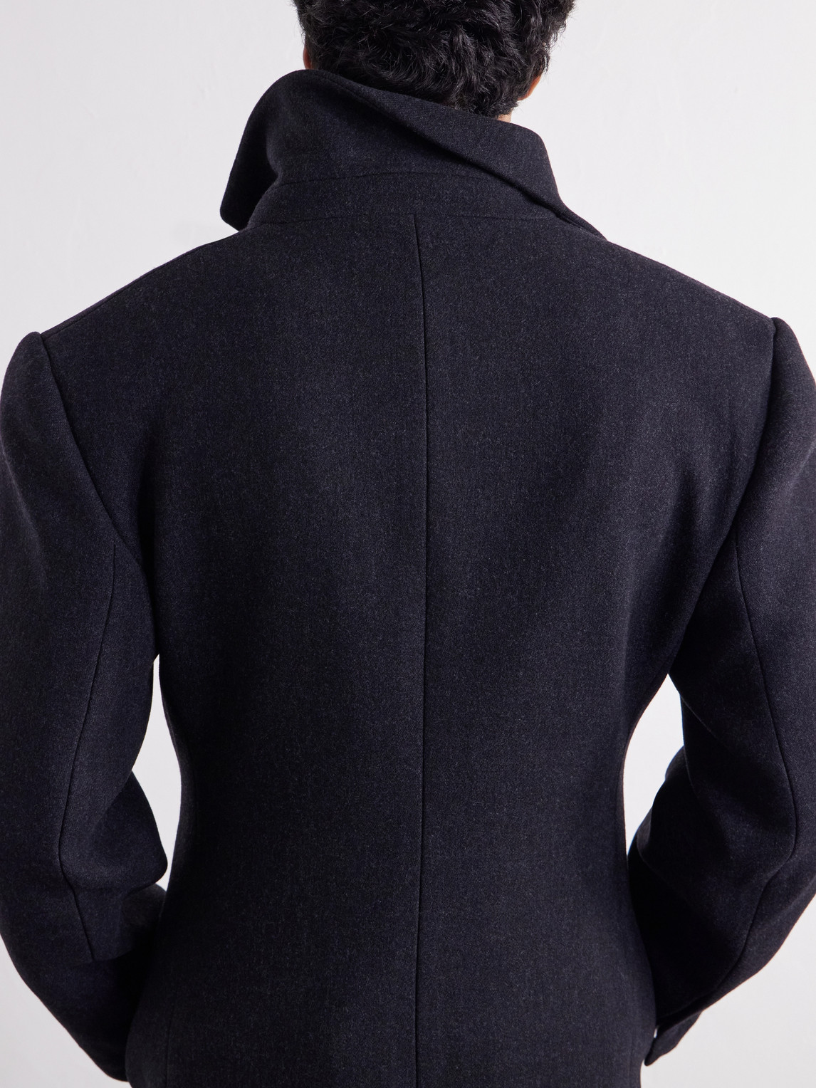 Le Manteau Tailleur Double-Breasted Wool-Blend Coat