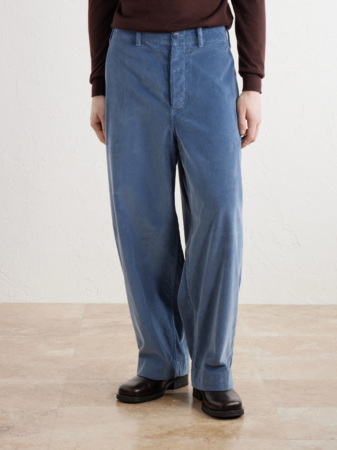 Albello Straight-Leg Cotton- Corduroy