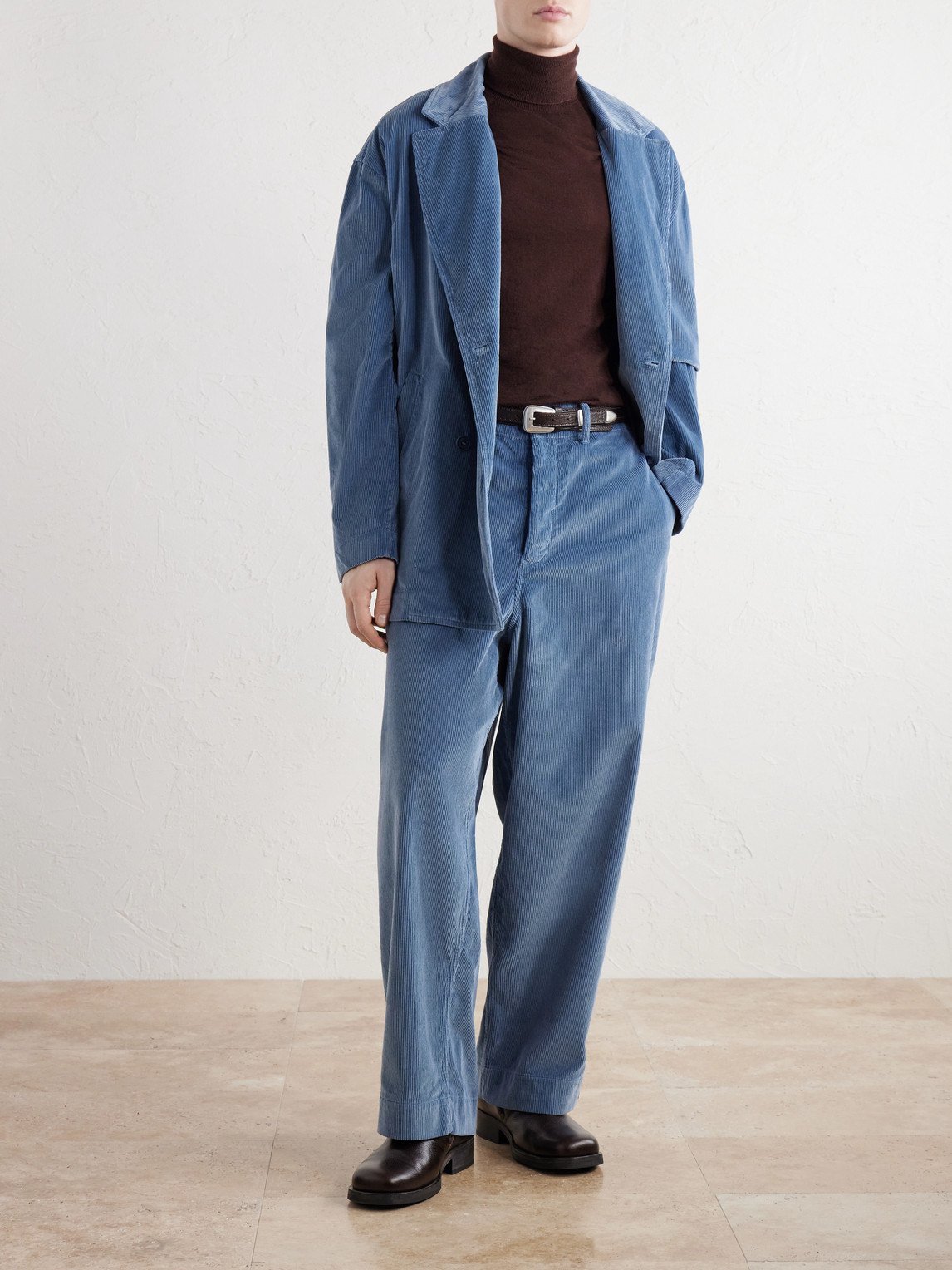 Albello Straight-Leg Cotton- Corduroy