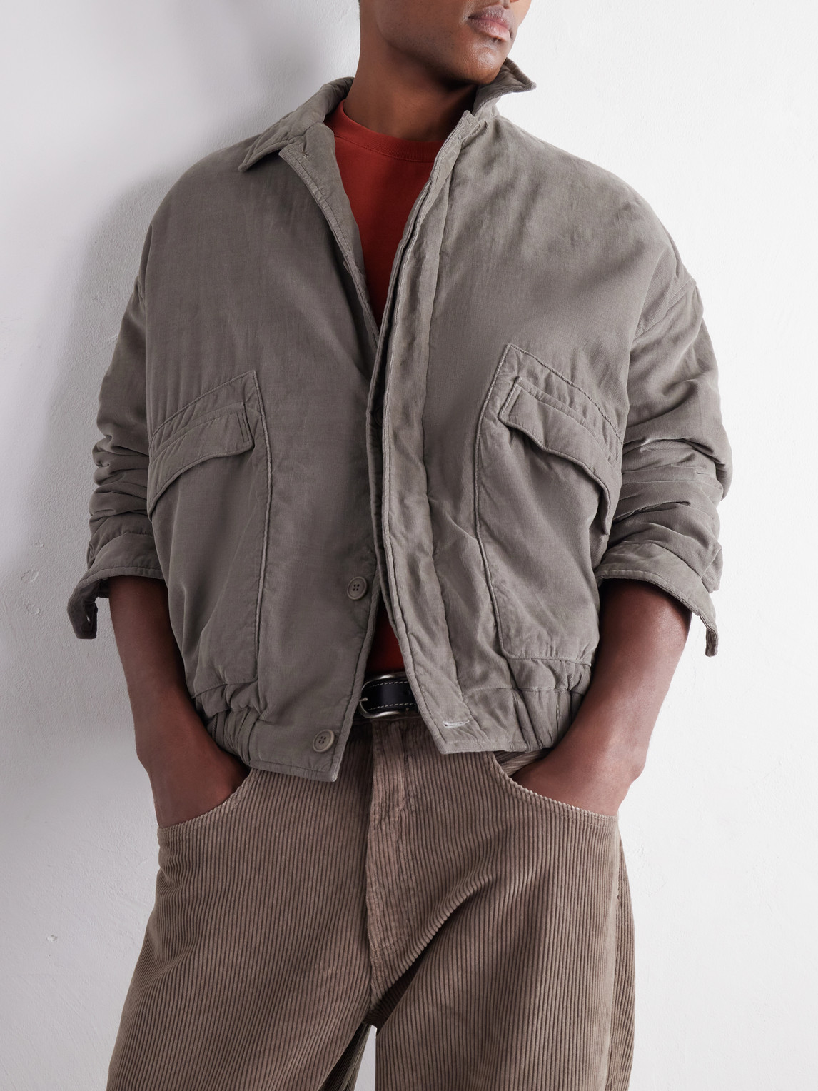 Auber Cotton-Corduroy Blouson Jacket