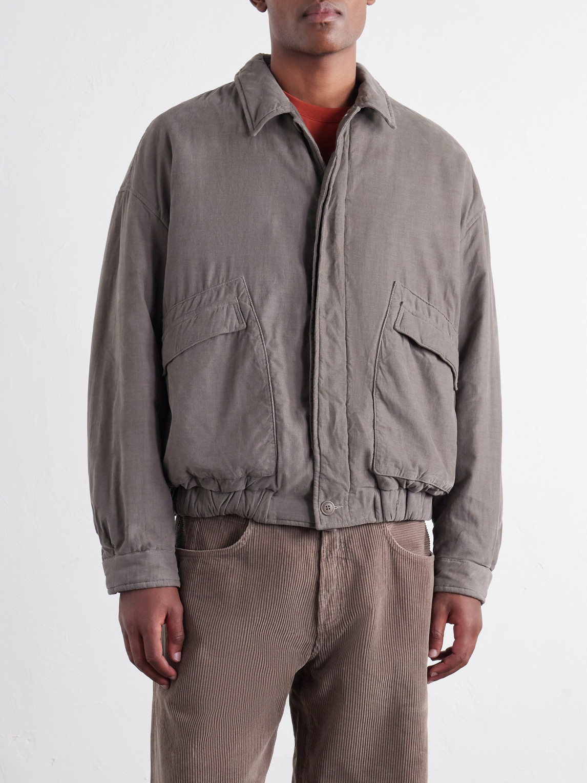 Auber Cotton-Corduroy Blouson Jacket