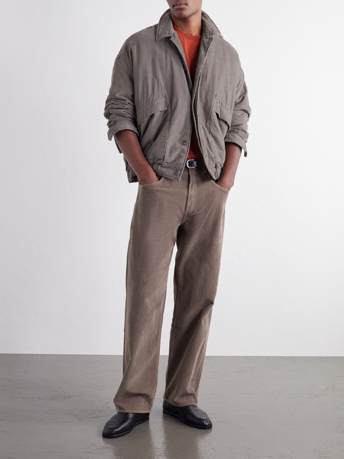 Auber Cotton-Corduroy Blouson Jacket