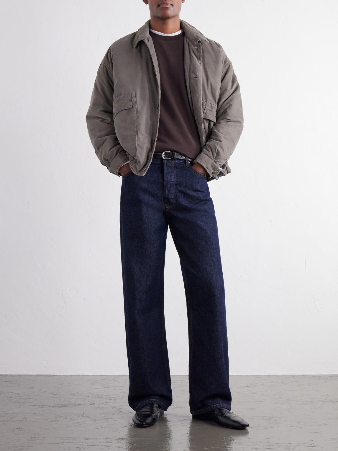 Felix Gabardine-Trimmed Cotton-Jersey T-Shirt