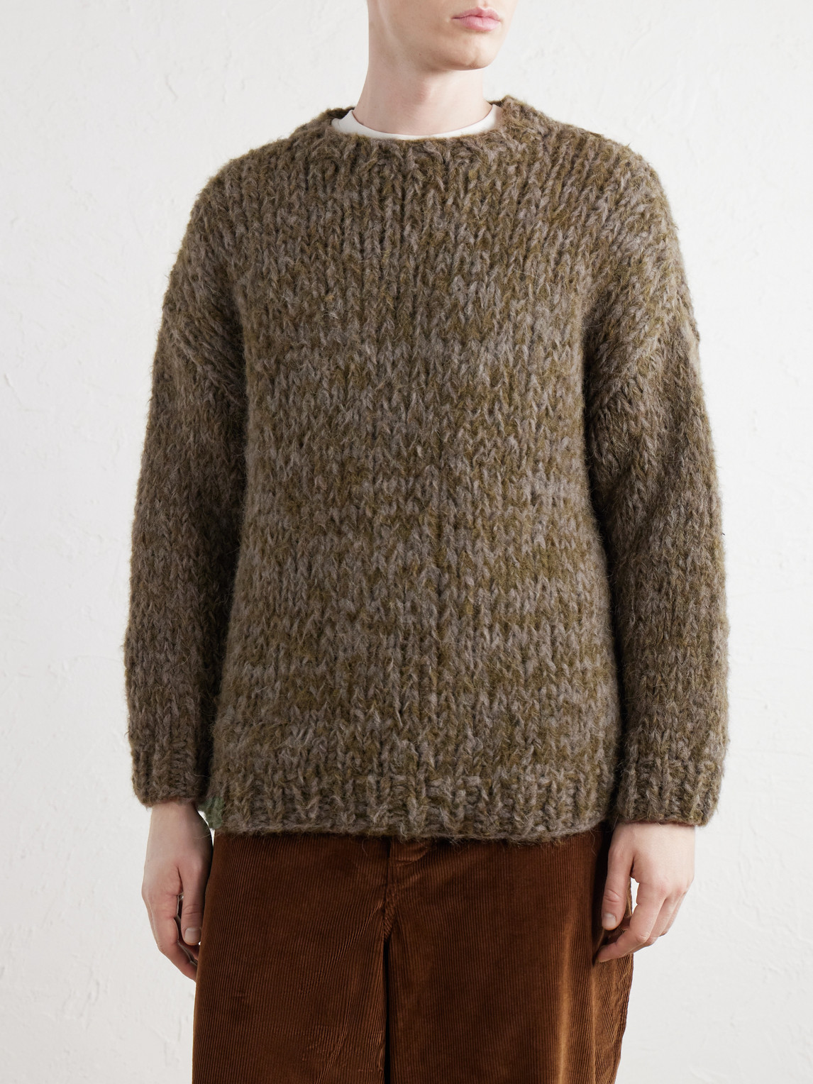 Wei Brushed Alpaca-Blend Sweater