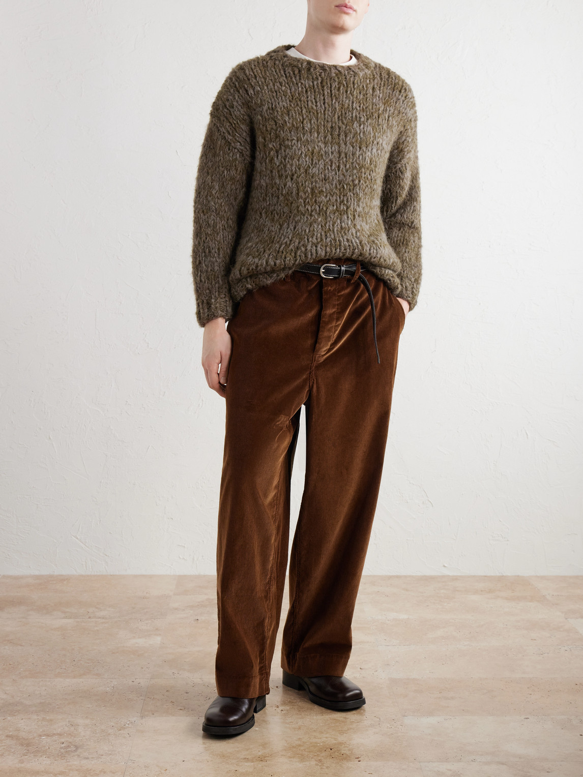 Wei Brushed Alpaca-Blend Sweater