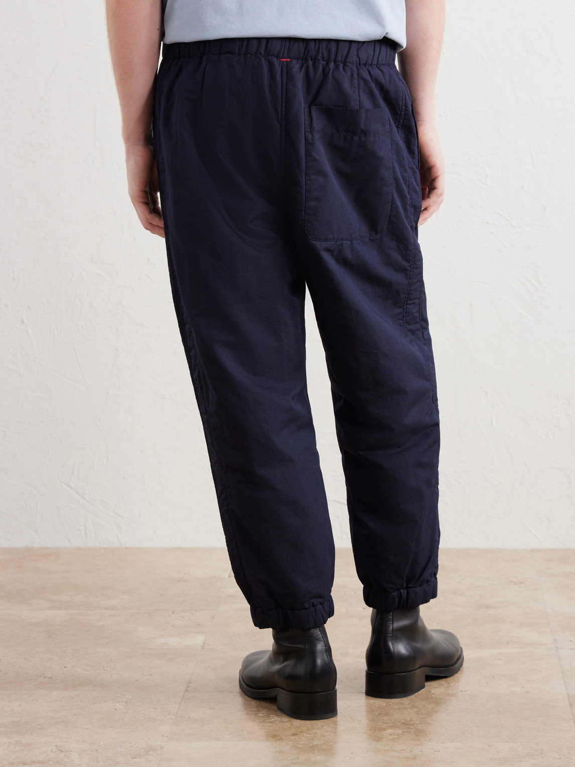 Snow Tapered Cotton And Linen-Blend Trousers