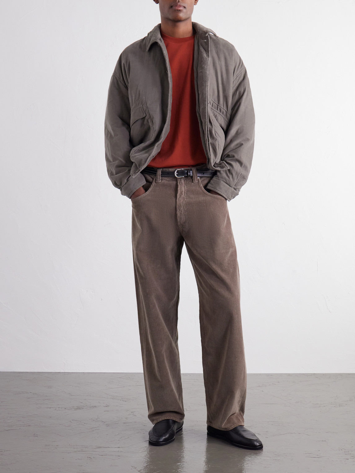 Felix Gabardine-Trimmed Cotton-Jersey T-Shirt