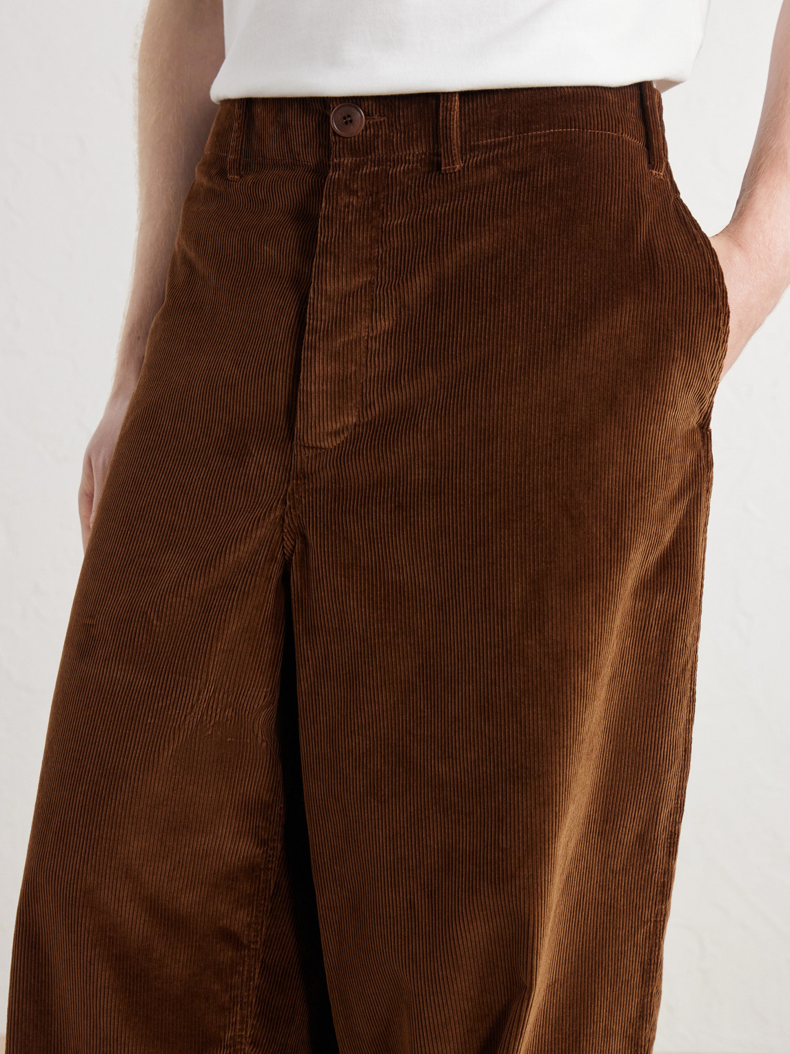 Albello Straight-Leg Cotton- Corduroy