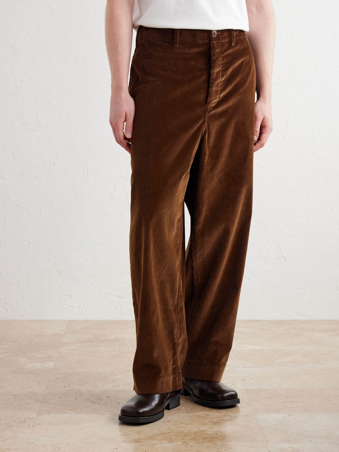 Albello Straight-Leg Cotton- Corduroy