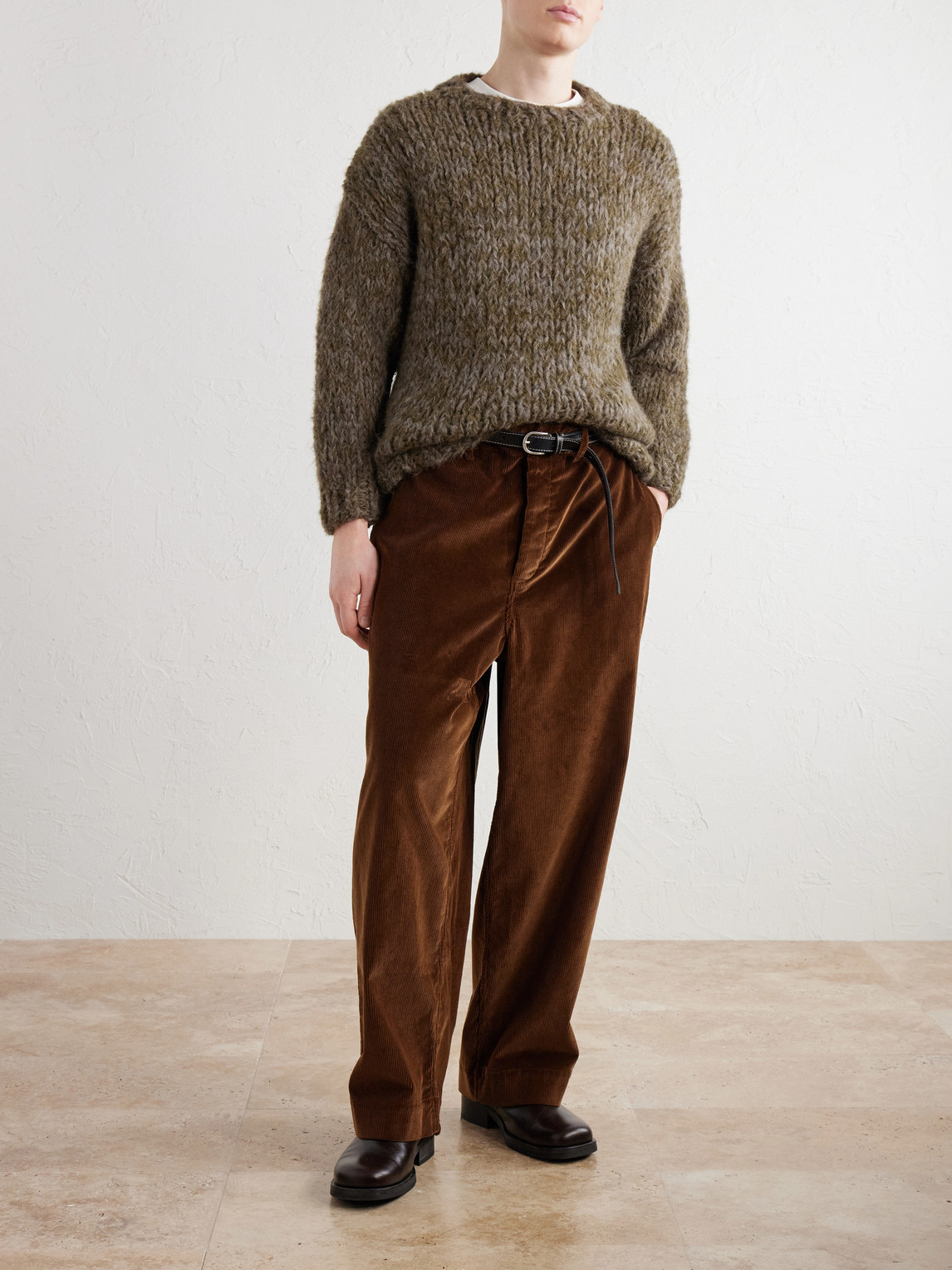 Albello Straight-Leg Cotton- Corduroy