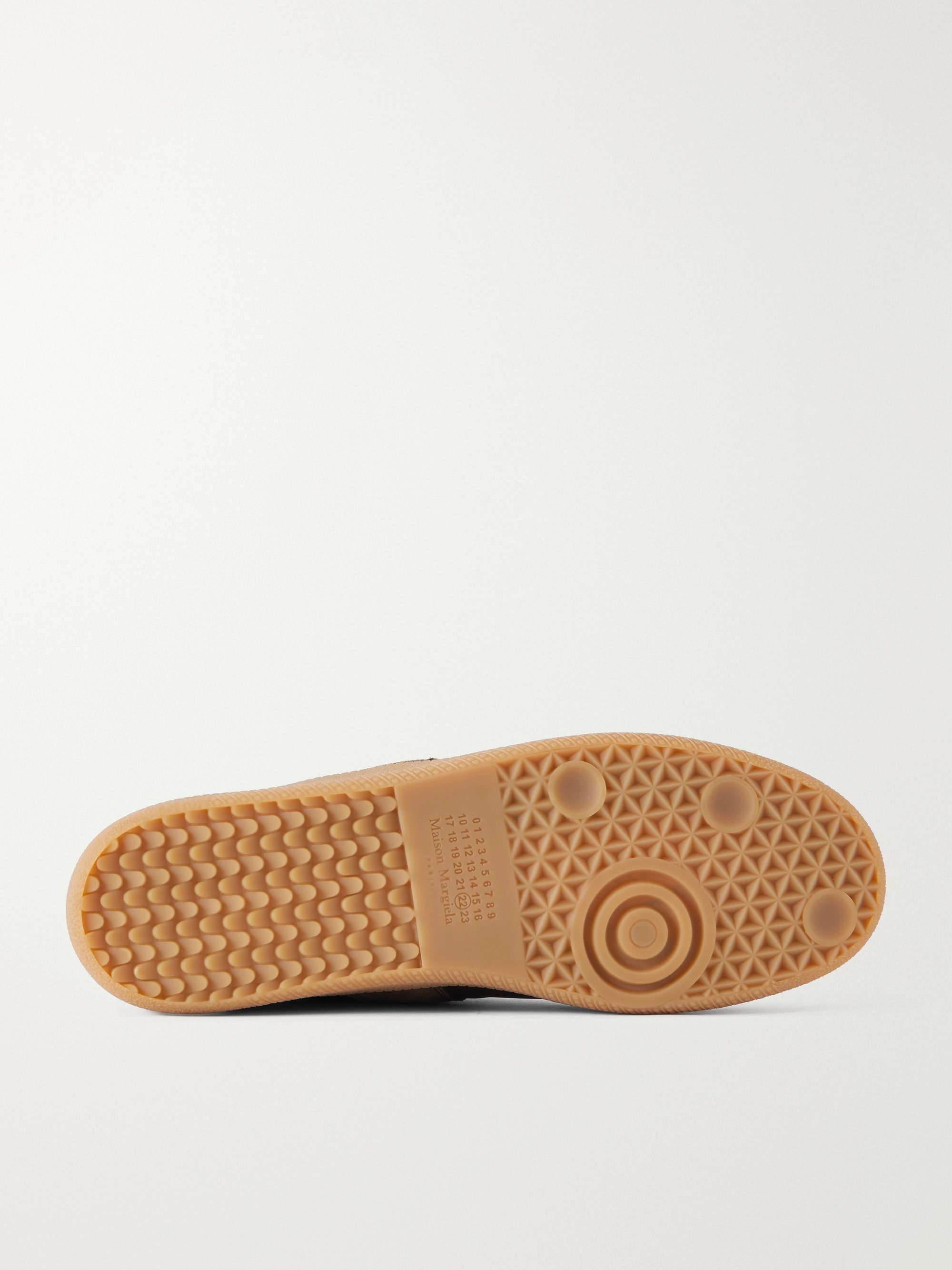 MAISON MARGIELA Replica Leather and Suede Sneakers