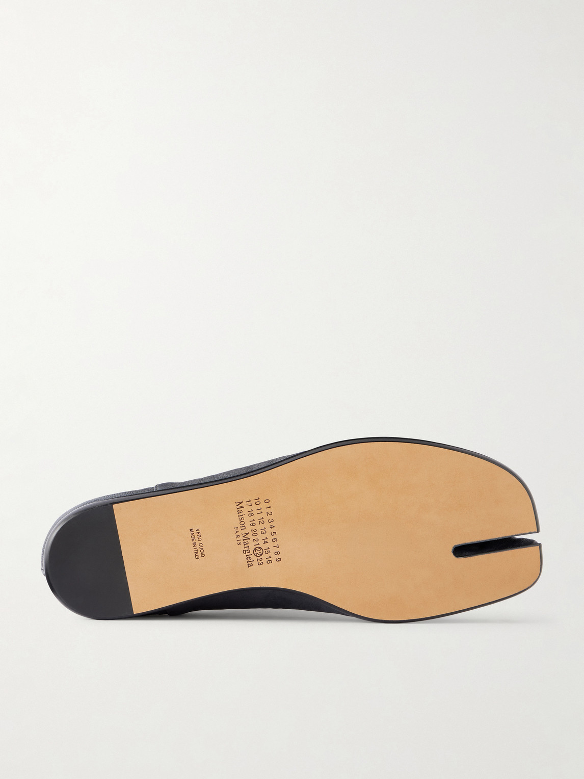 Tabi Babouche Split-Toe Leather Slip-Ons