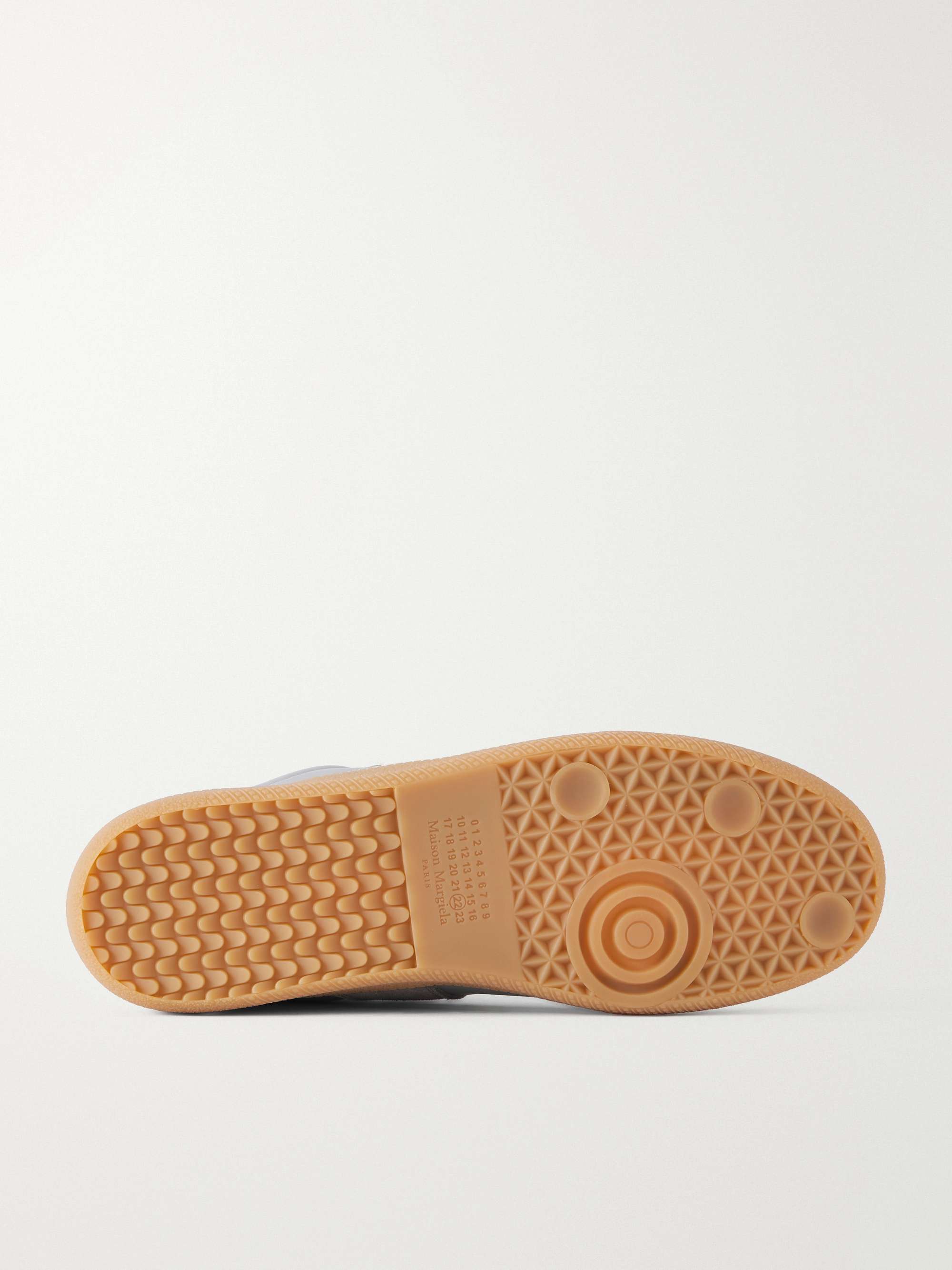 MAISON MARGIELA Replica Leather and Suede Sneakers