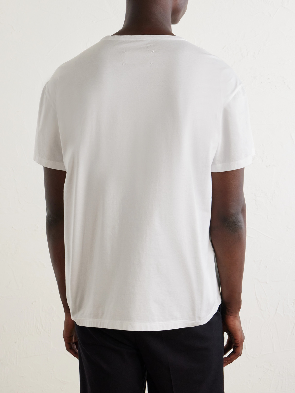 Logo-Embroidered Cotton-Jersey T-Shirt