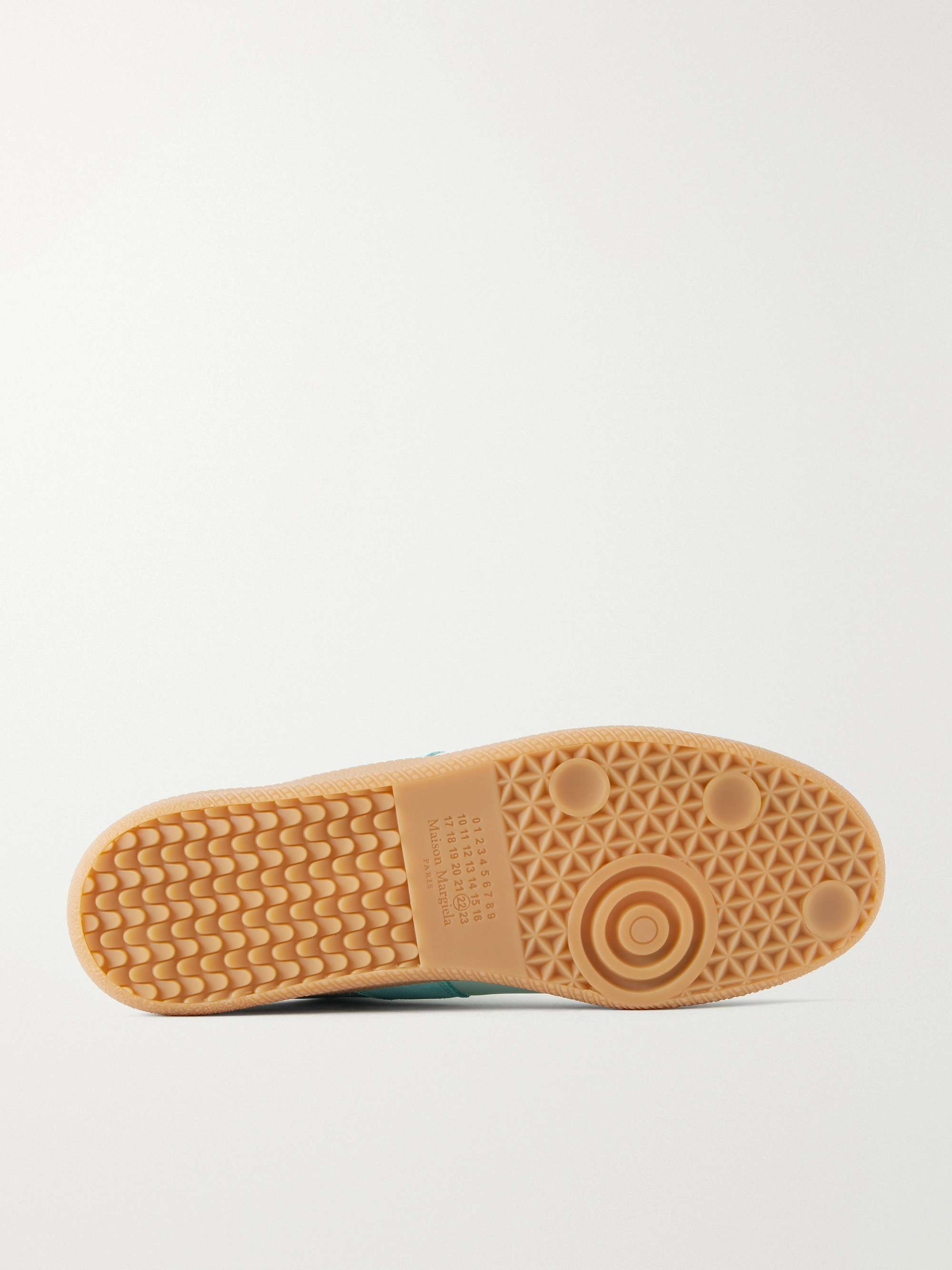 MAISON MARGIELA Replica Leather and Suede Sneakers