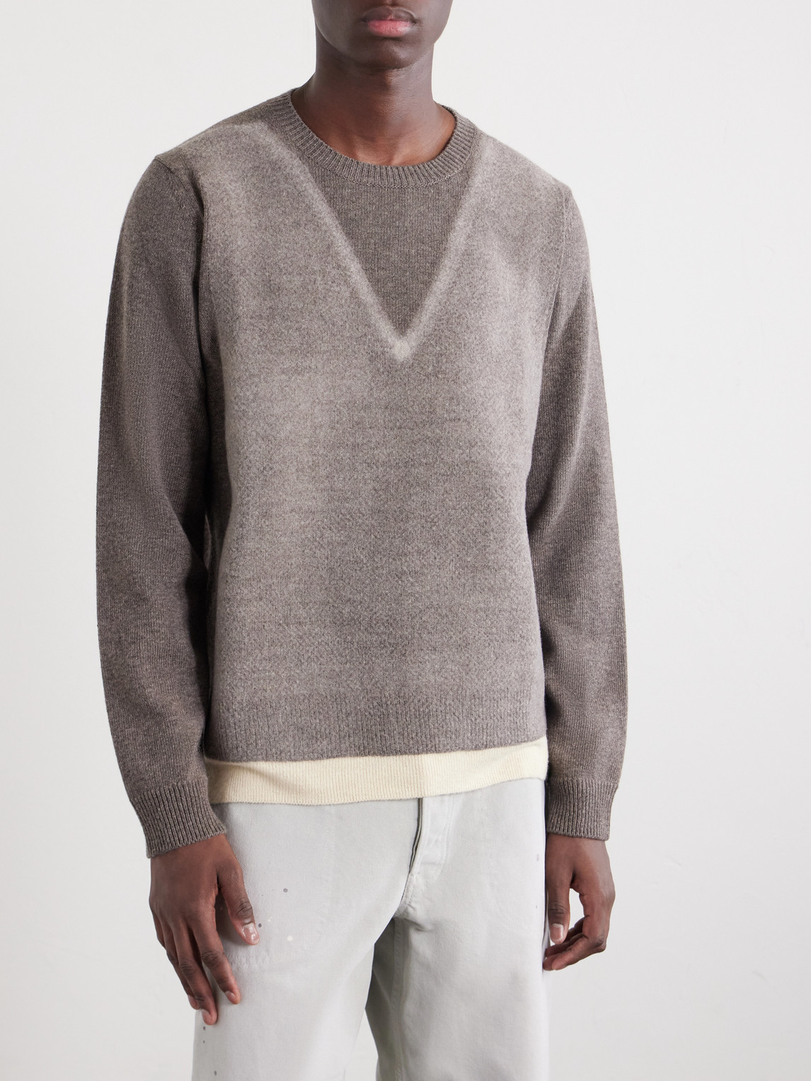 Fused Brushed Virgin Sweater