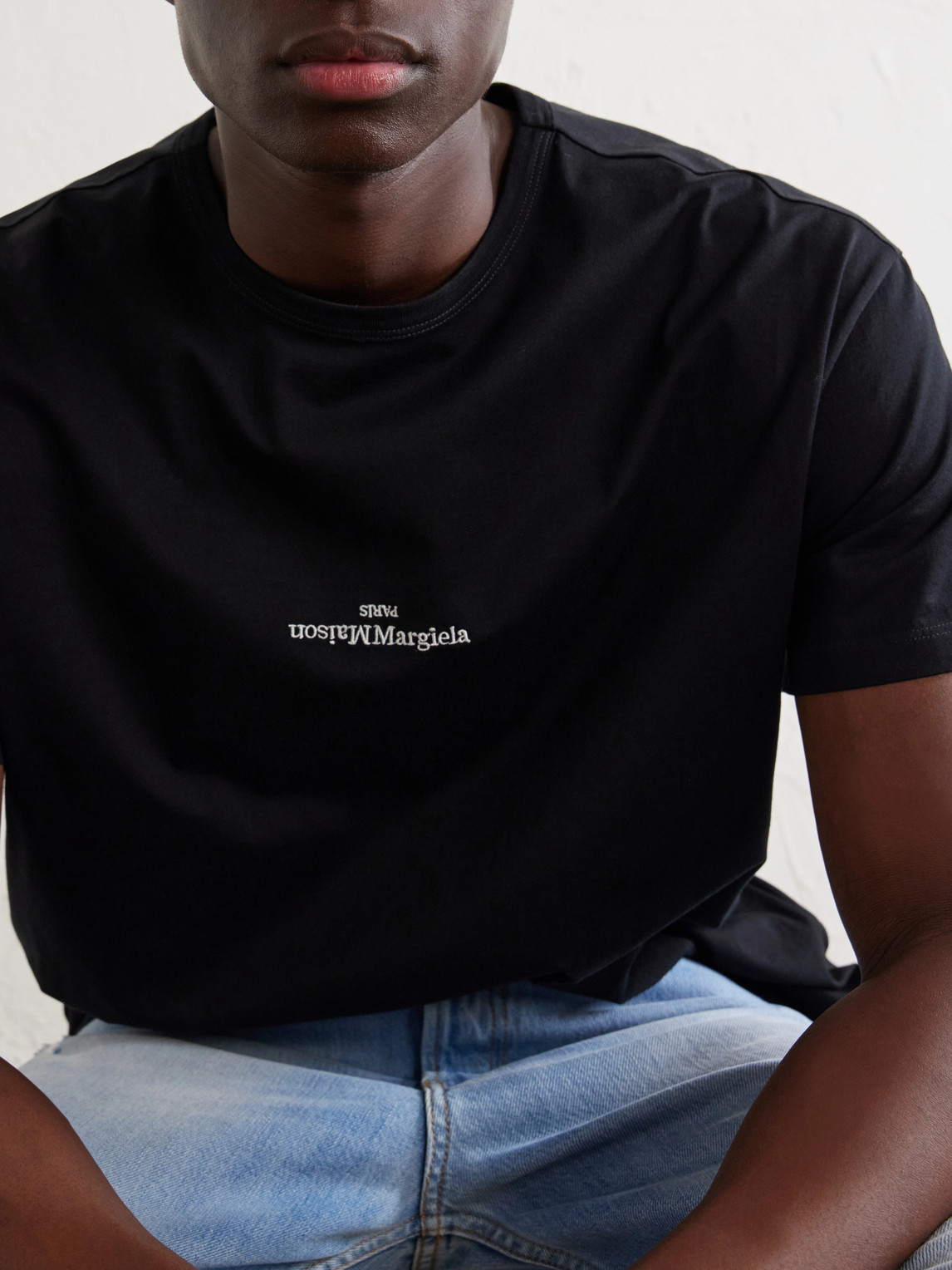 Logo-Embroidered Cotton-Jersey T-Shirt