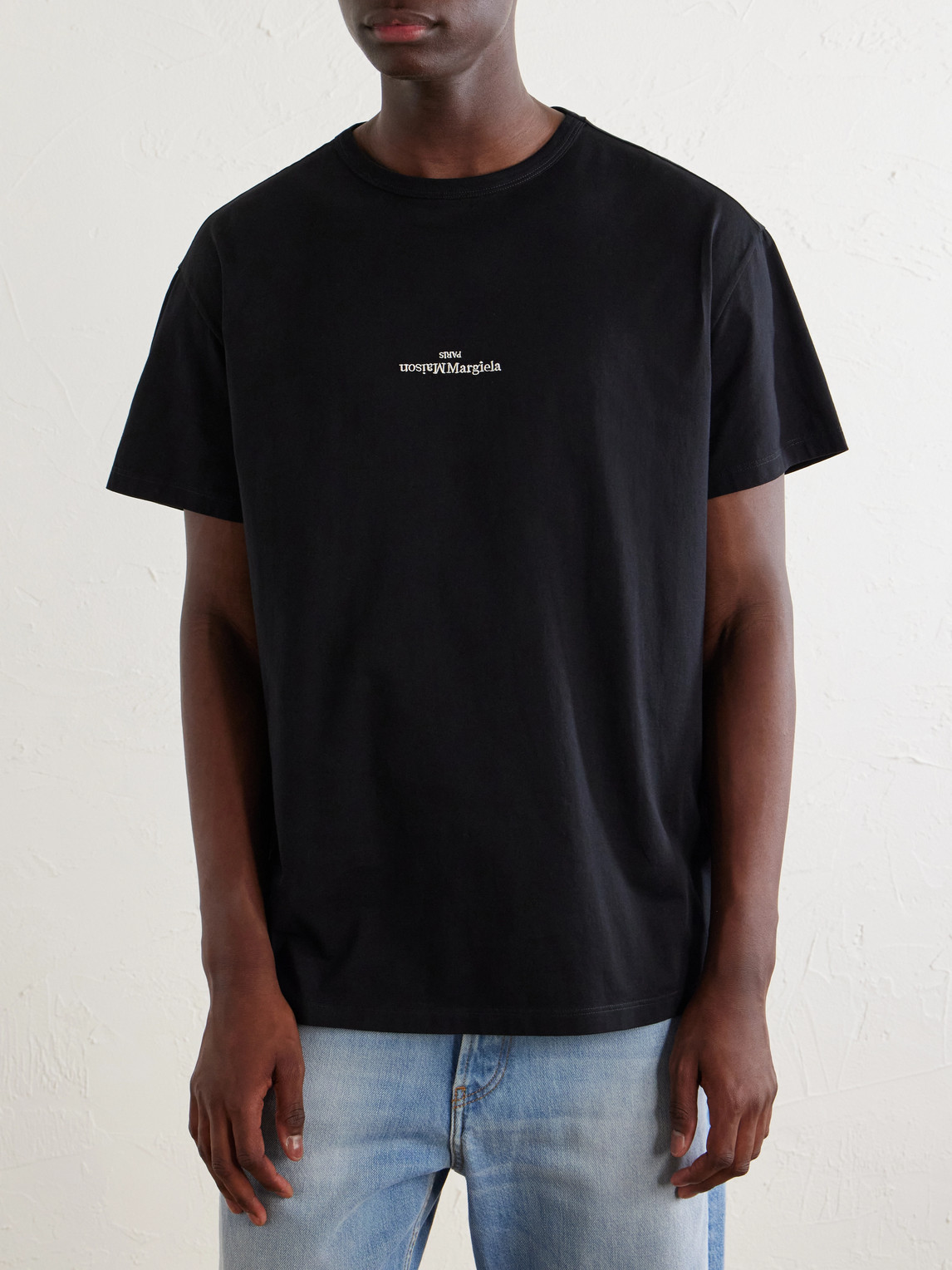 Logo-Embroidered Cotton-Jersey T-Shirt