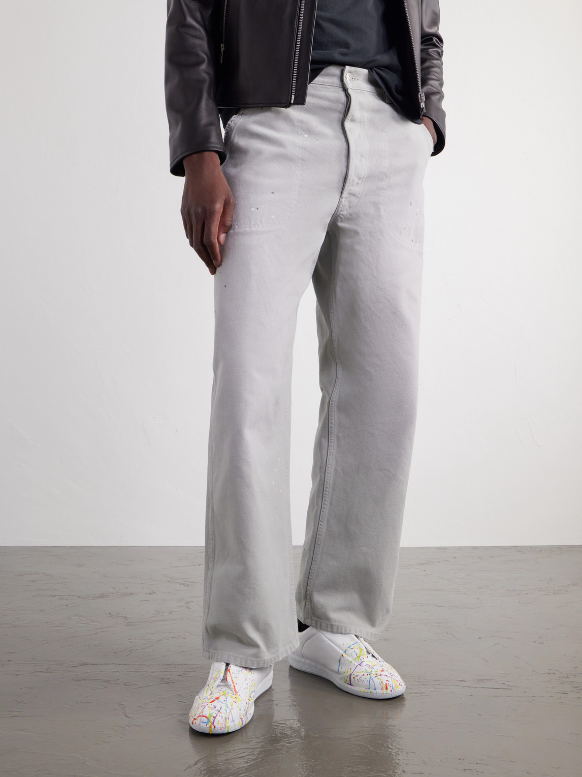 Future Low Paint-Splattered Sneakers