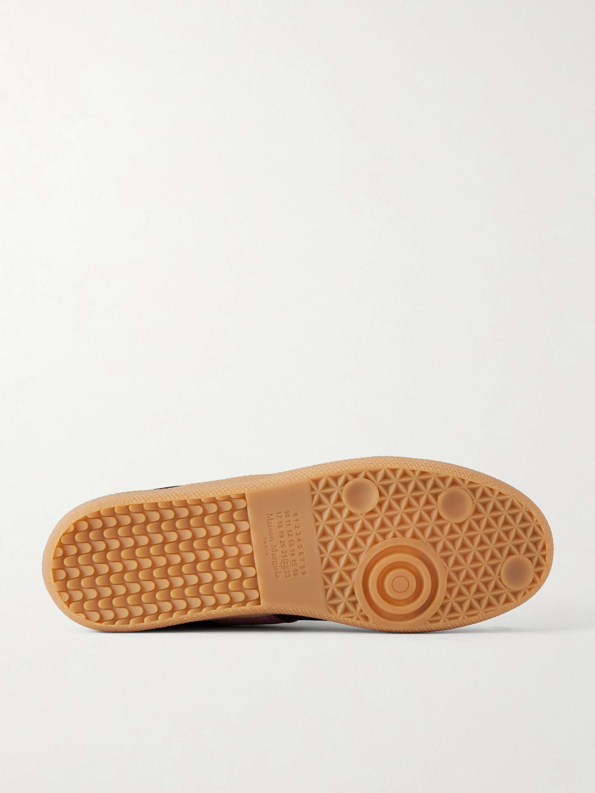 MAISON MARGIELA Replica Leather and Suede Sneakers
