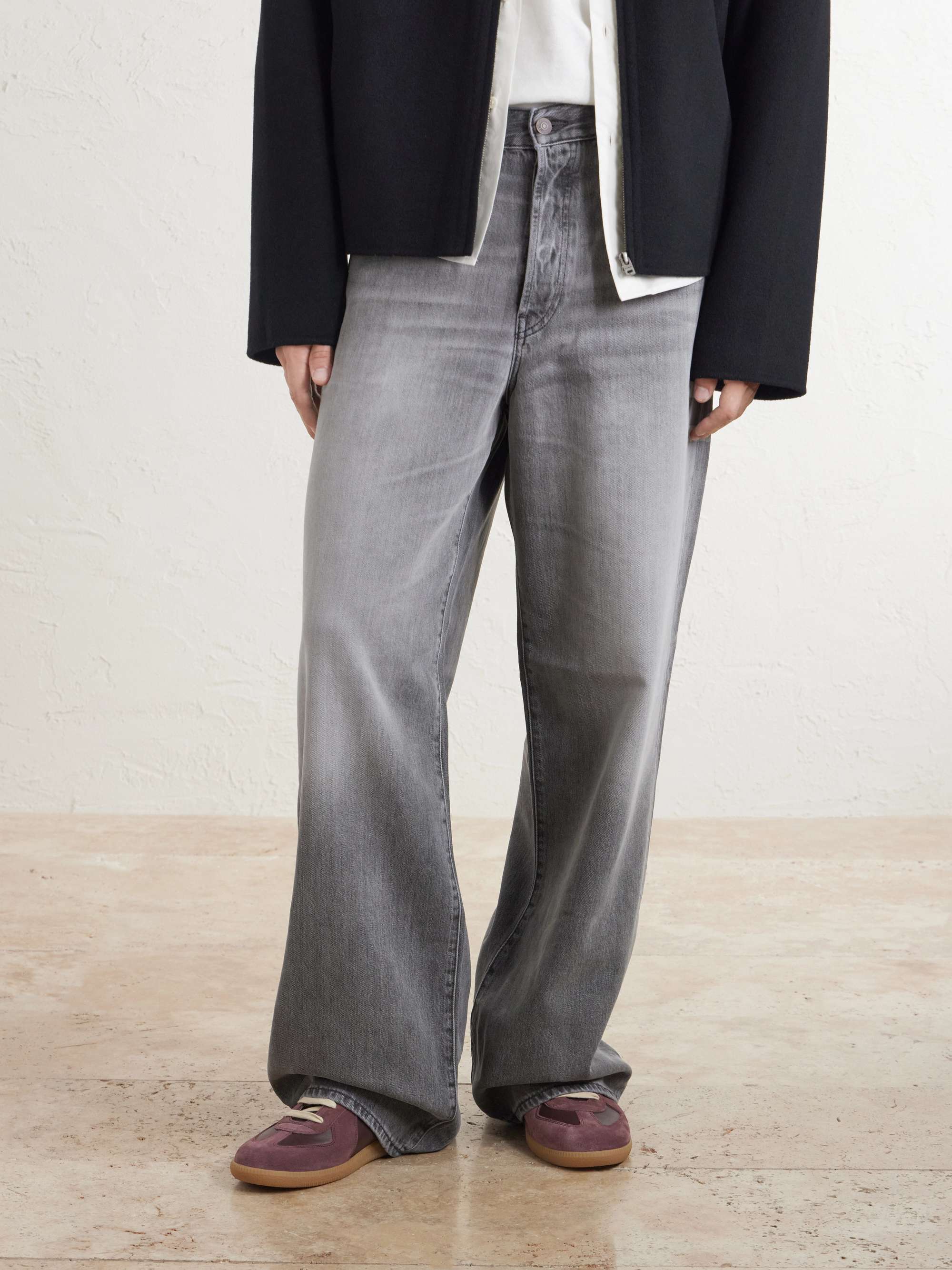 MAISON MARGIELA Replica Leather and Suede Sneakers