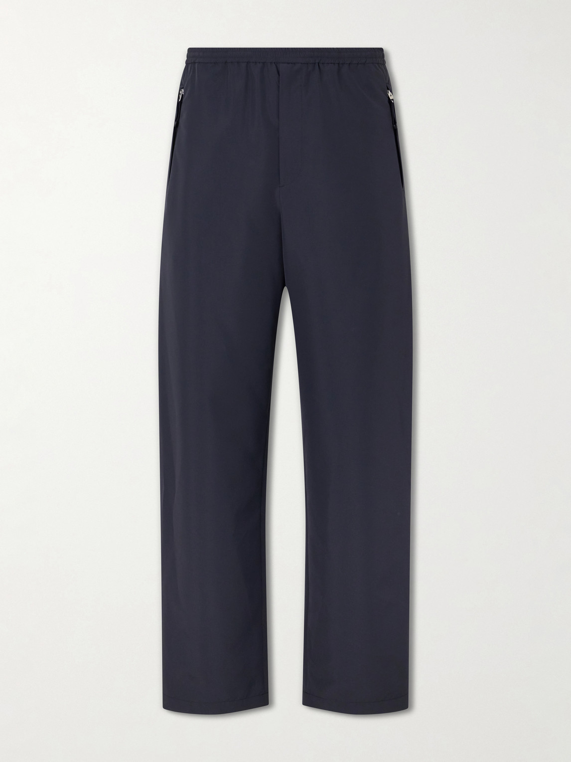 Jil Sander Straight-leg Shell Trousers In Black