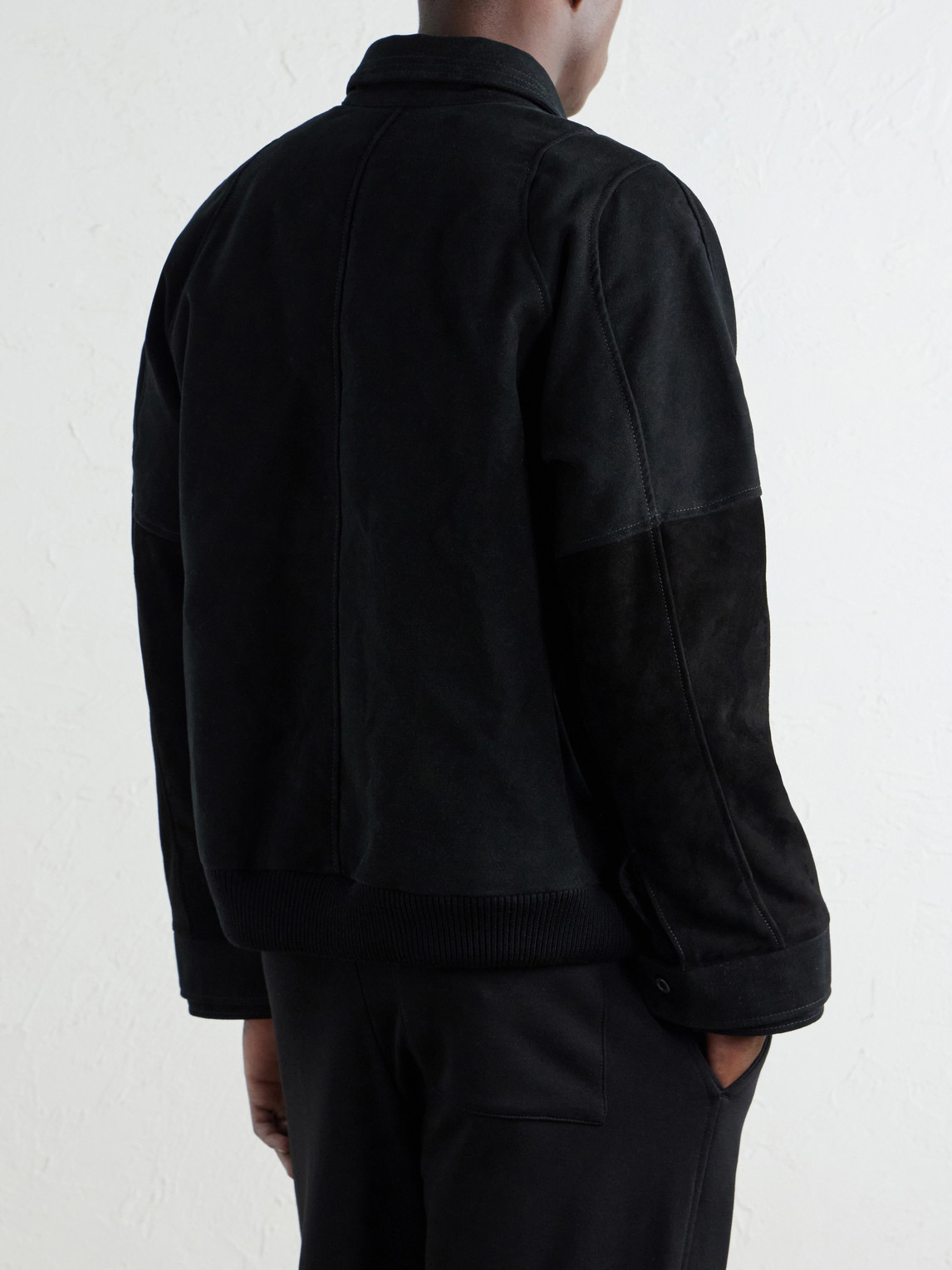 Cotton-Moleskin Bomber Jacket