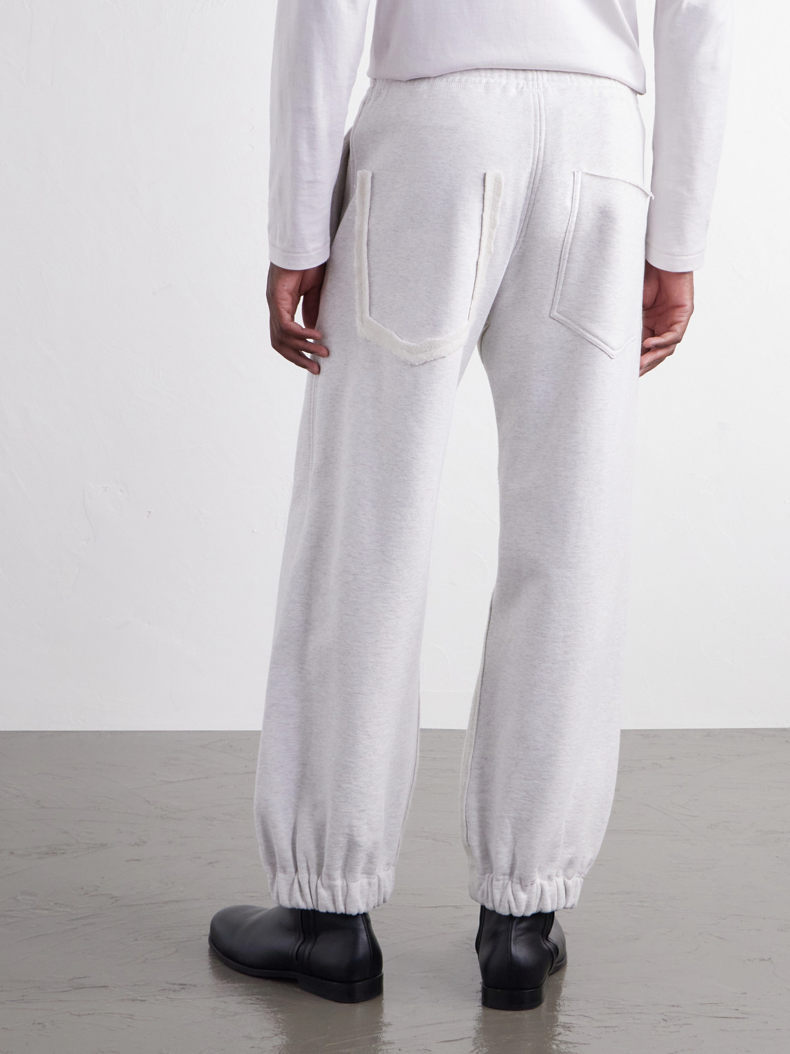 Straight-Leg Cotton-Jersey Sweatpants