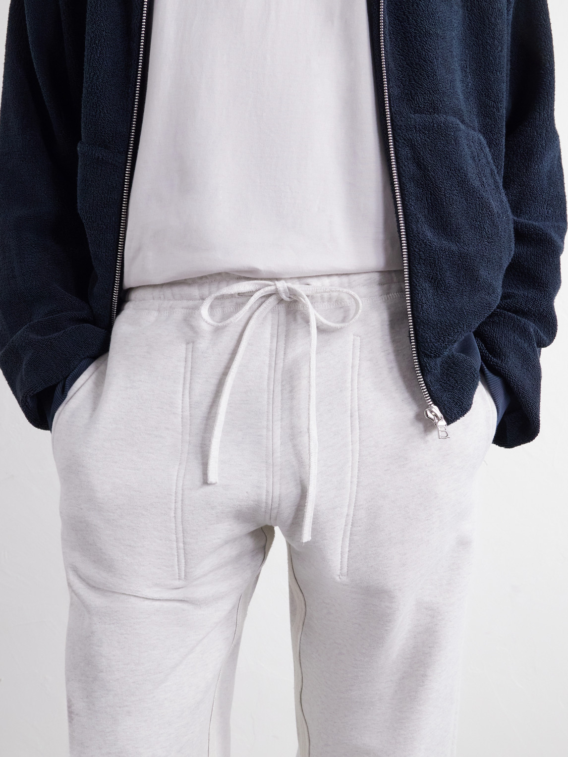 Straight-Leg Cotton-Jersey Sweatpants